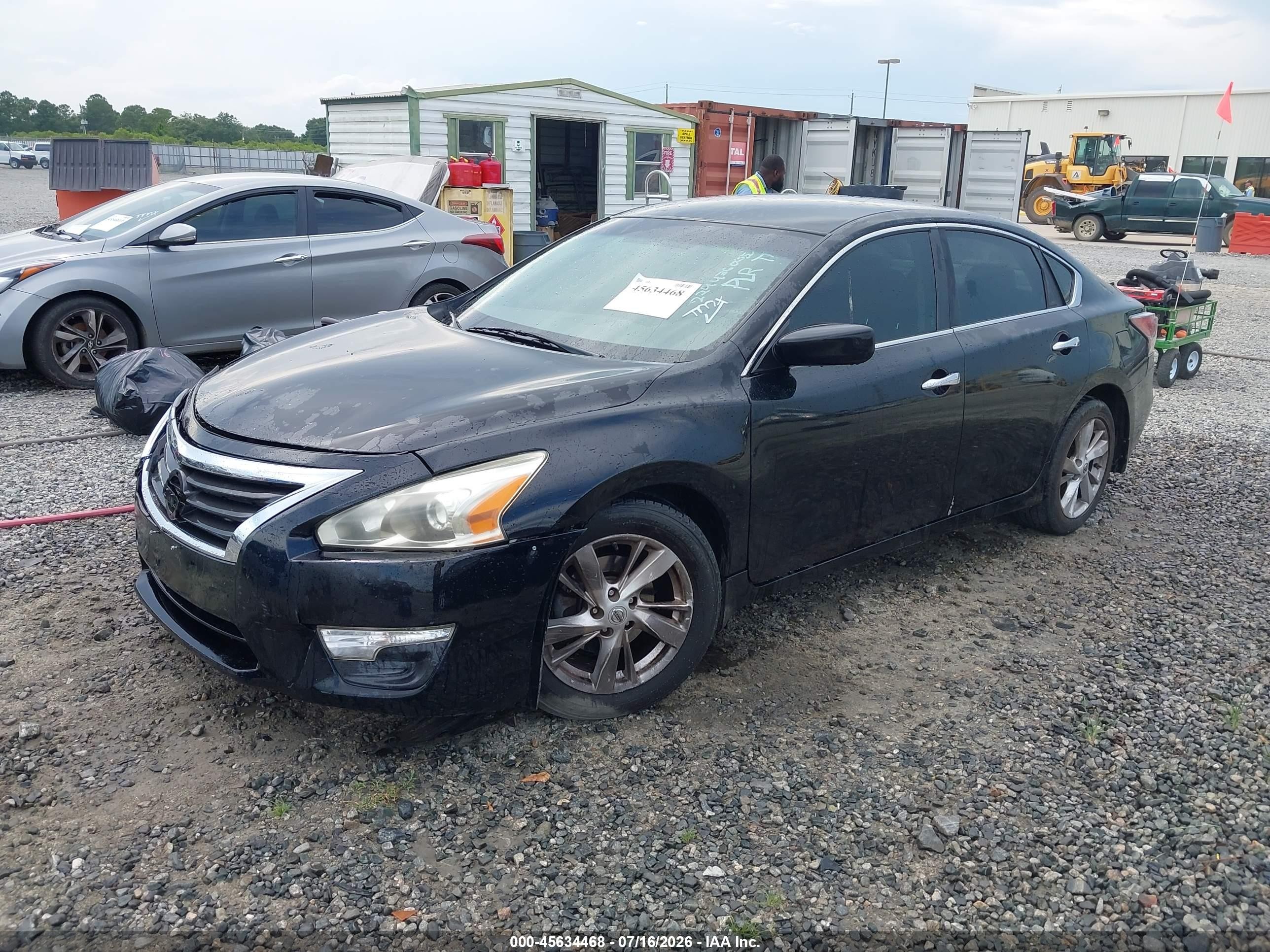 2014 Nissan Altima 2.5 Sv Black vin: 1N4AL3AP4EC126284