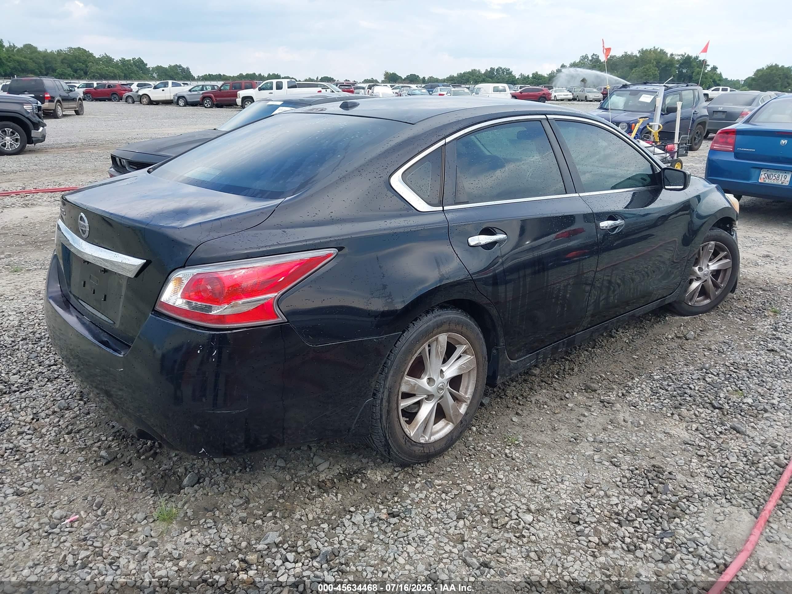2014 Nissan Altima 2.5 Sv Black vin: 1N4AL3AP4EC126284