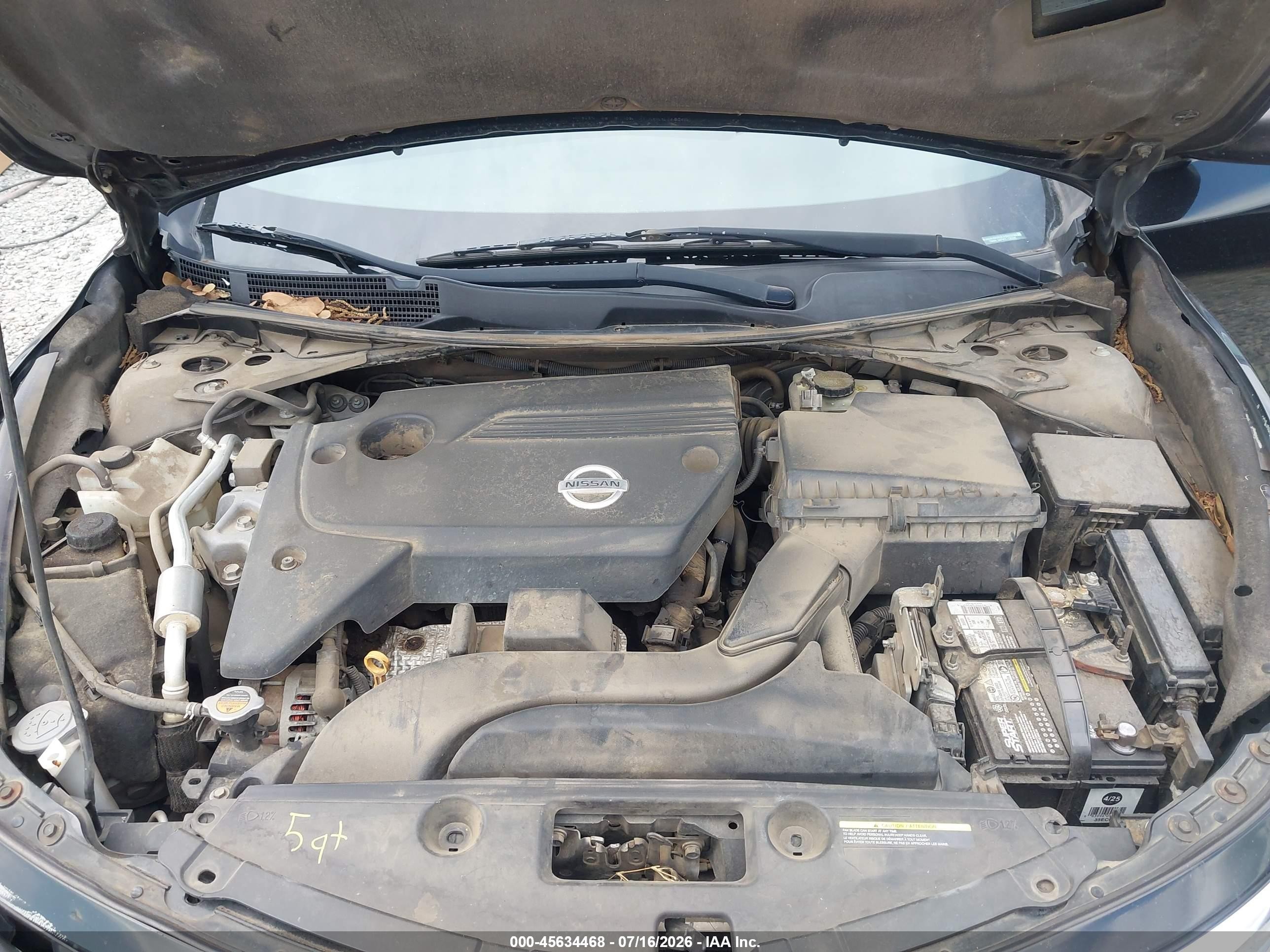 2014 Nissan Altima 2.5 Sv Black vin: 1N4AL3AP4EC126284