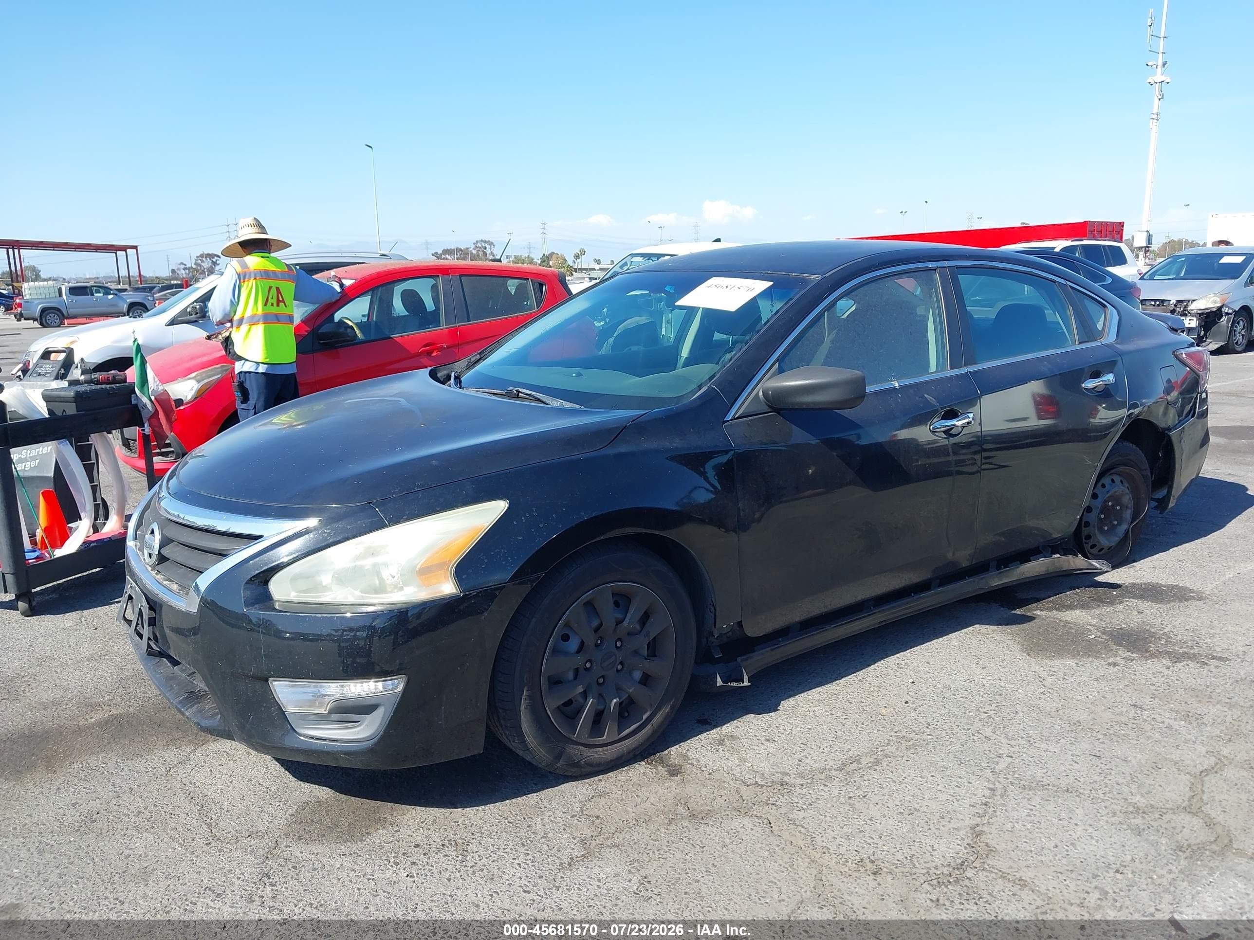 2014 Nissan Altima 2.5 S Черный vin: 1N4AL3AP4EC129380