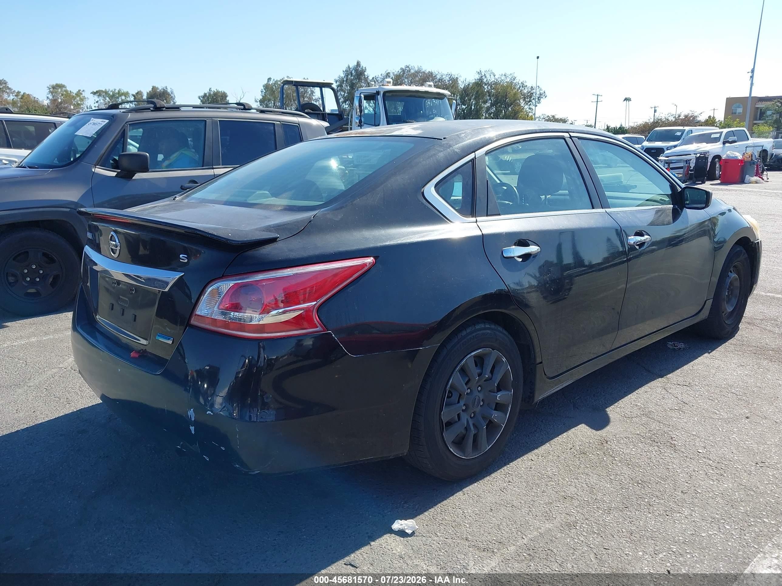 2014 Nissan Altima 2.5 S Черный vin: 1N4AL3AP4EC129380