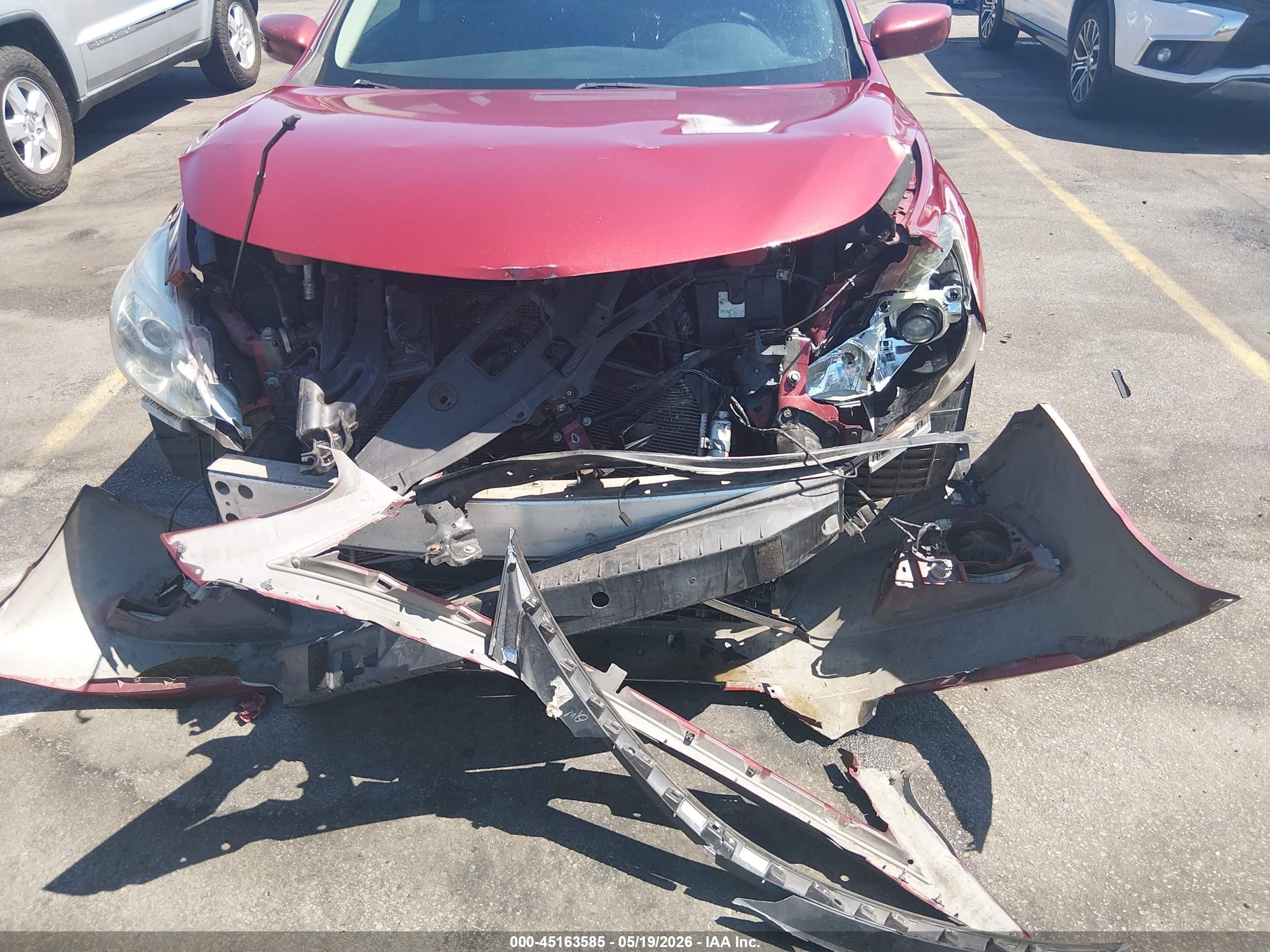 2014 Nissan Altima 2.5 S Red vin: 1N4AL3AP4EC131663