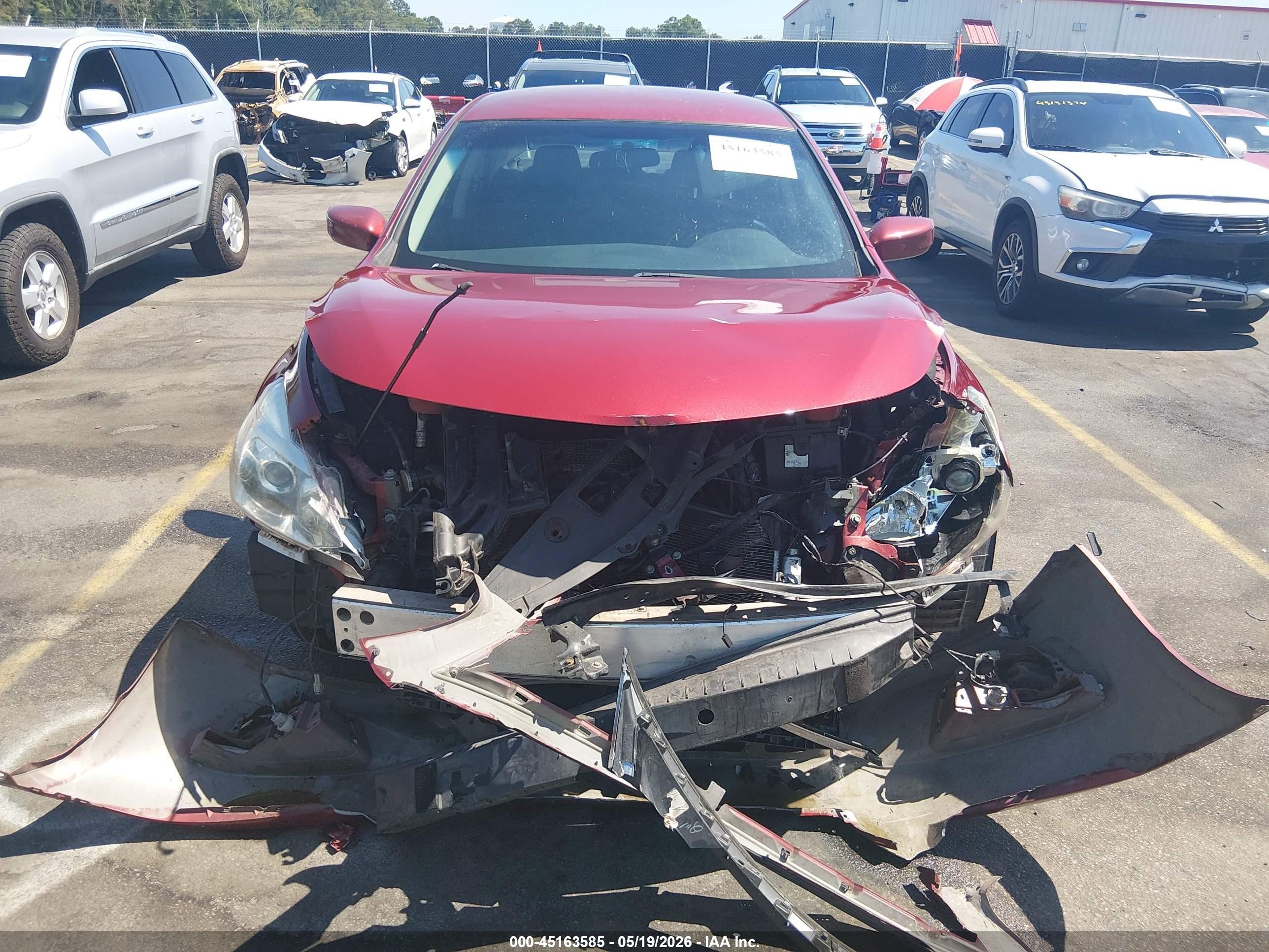 2014 Nissan Altima 2.5 S Red vin: 1N4AL3AP4EC131663