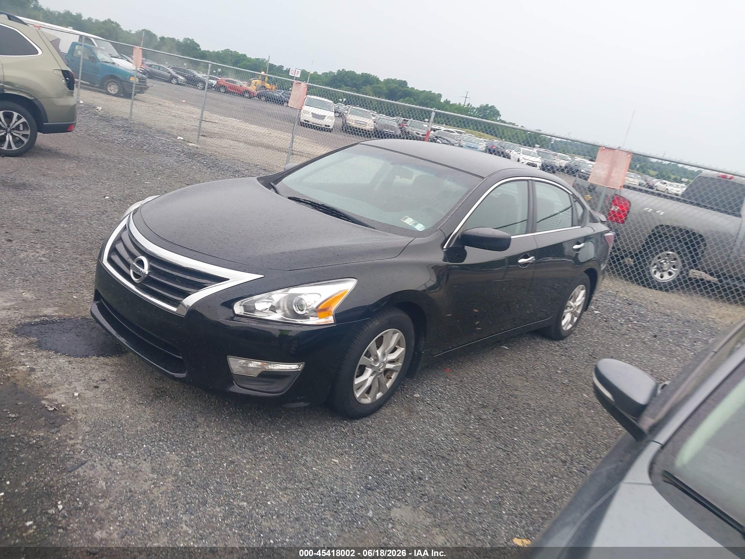2014 Nissan Altima 2.5 S Black vin: 1N4AL3AP4EC132750