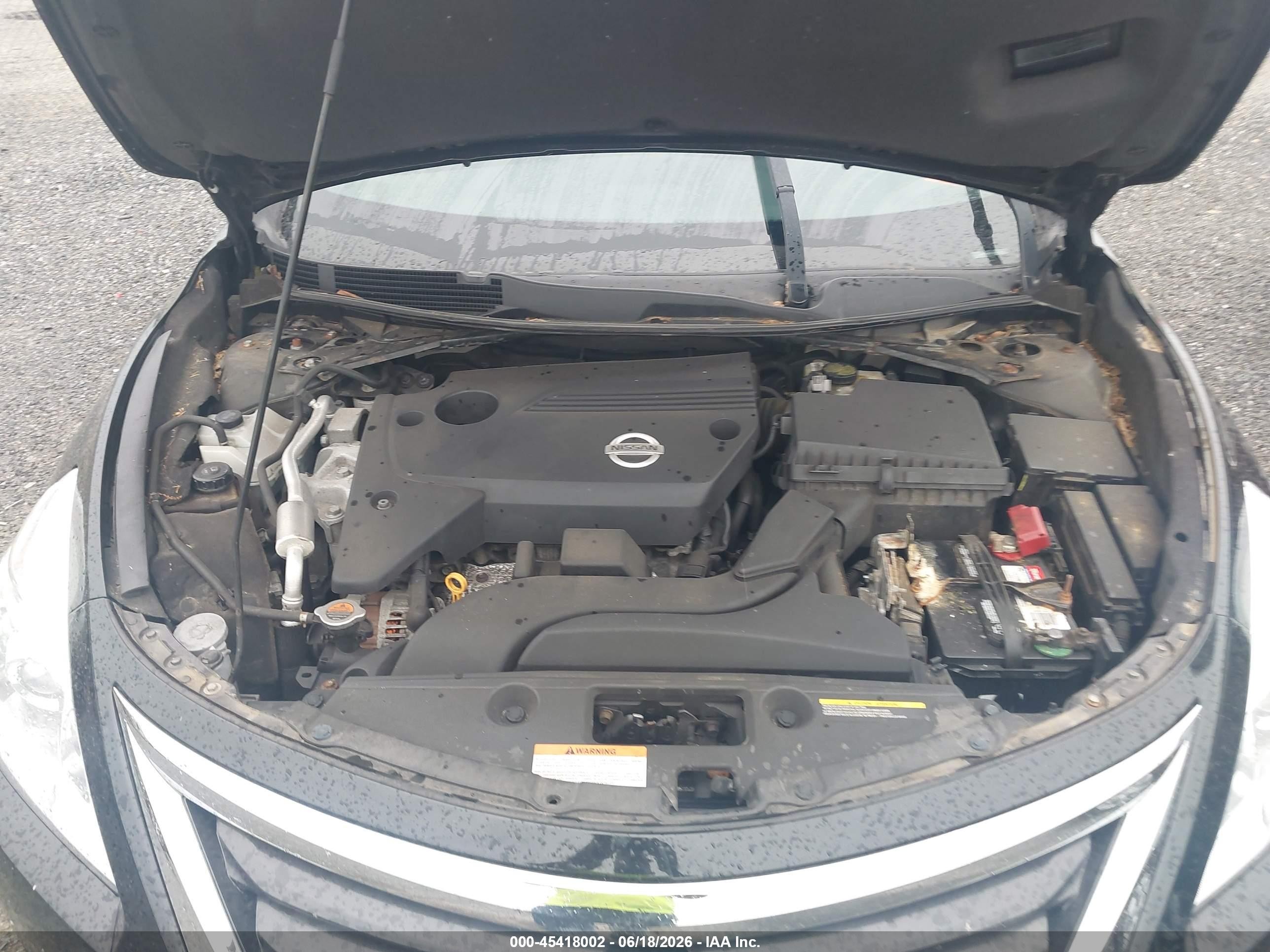 2014 Nissan Altima 2.5 S Black vin: 1N4AL3AP4EC132750