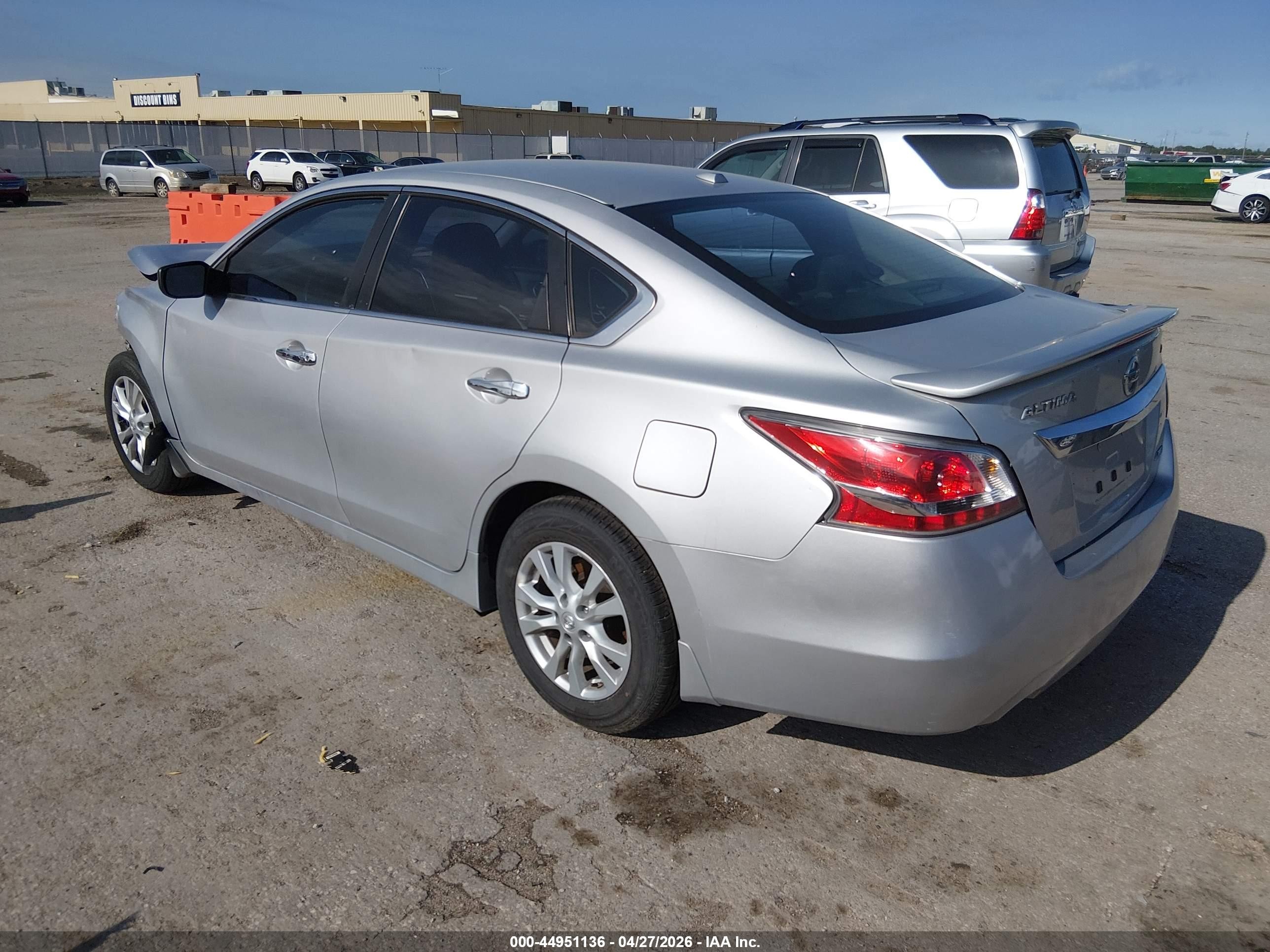 2014 Nissan Altima 2.5 S Silver vin: 1N4AL3AP4EC151444