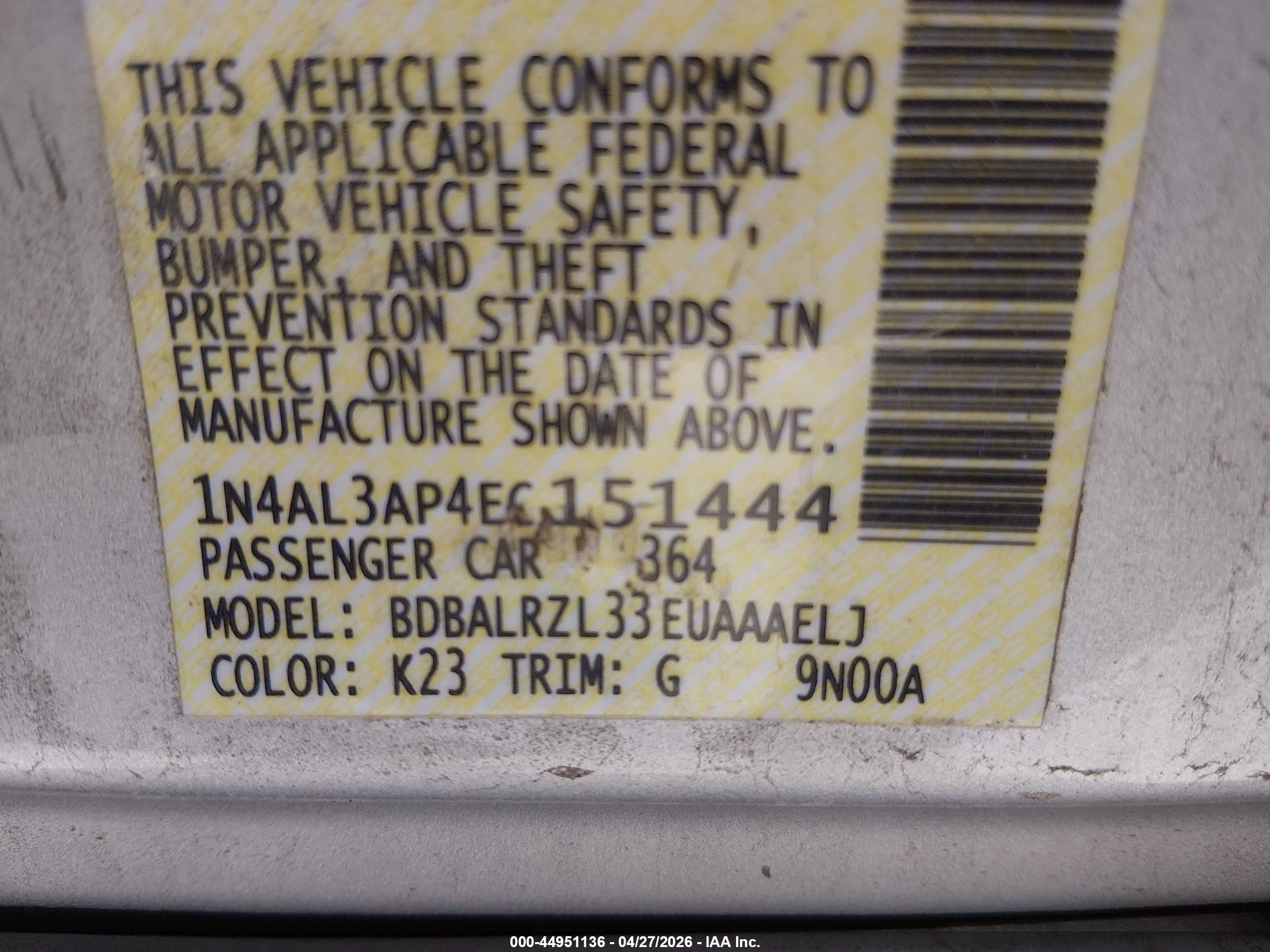 2014 Nissan Altima 2.5 S Silver vin: 1N4AL3AP4EC151444