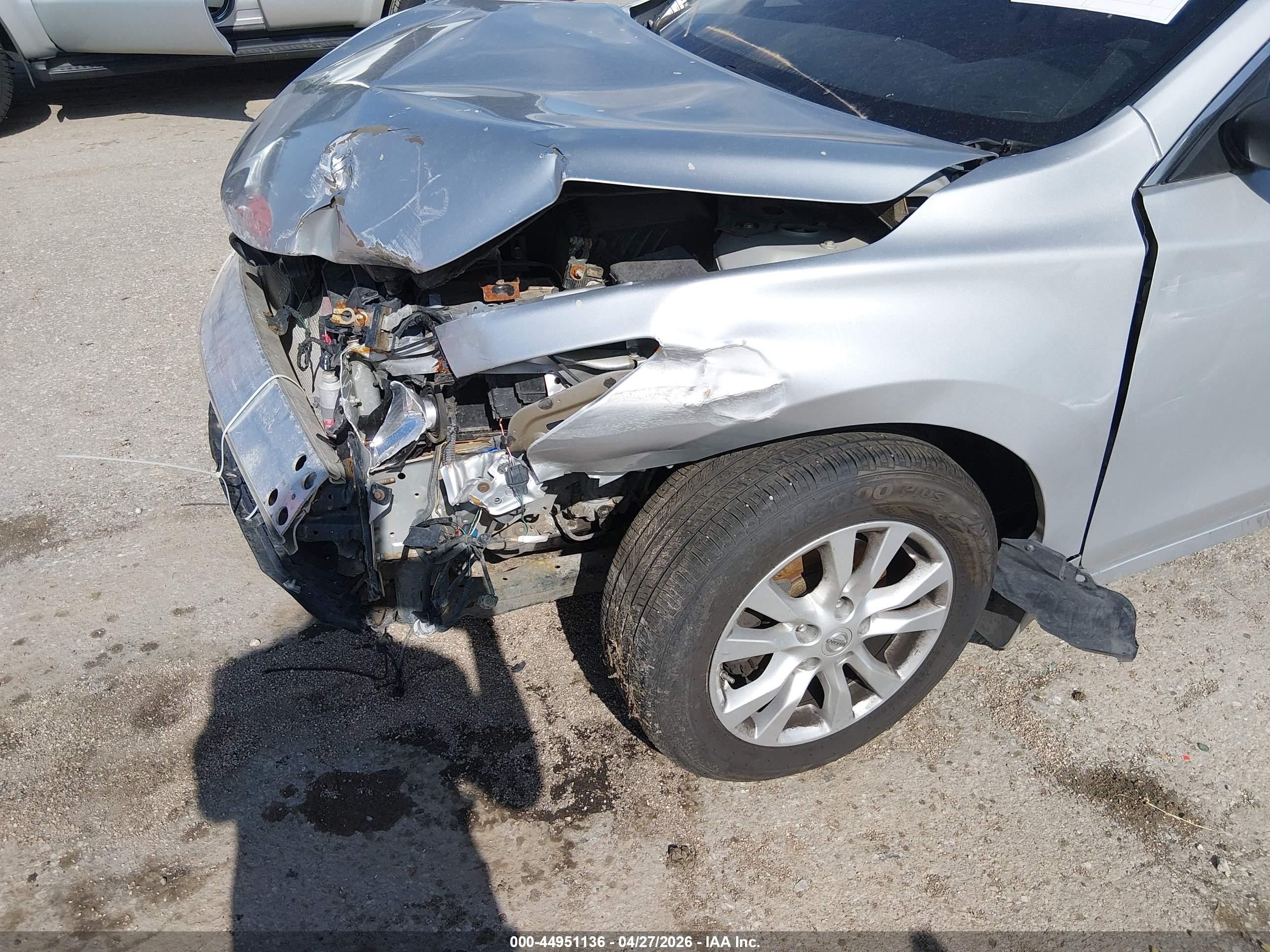 2014 Nissan Altima 2.5 S Silver vin: 1N4AL3AP4EC151444
