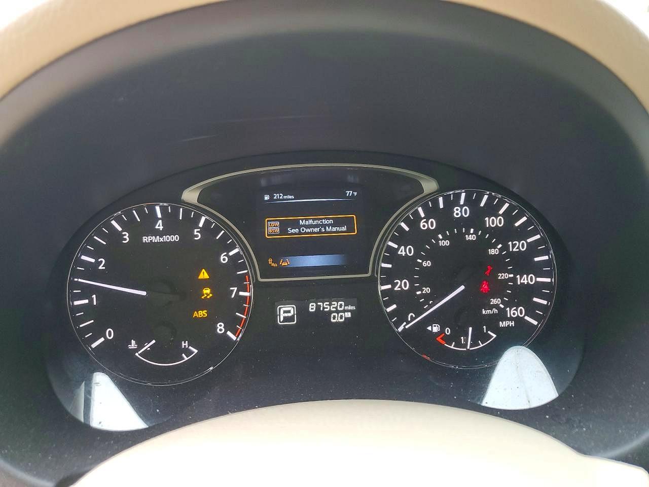 2014 Nissan Altima 2.5 Sl Brown vin: 1N4AL3AP4EC168809