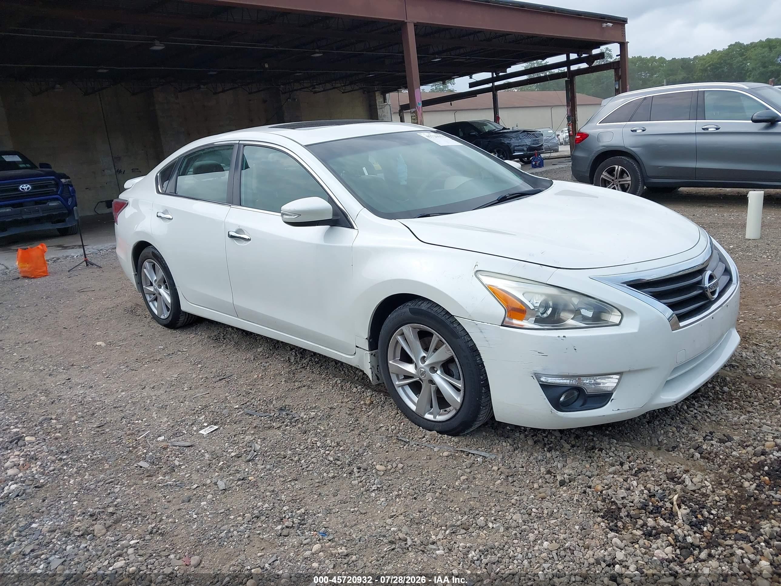 2014 Nissan Altima 2.5 Sl White vin: 1N4AL3AP4EC175548