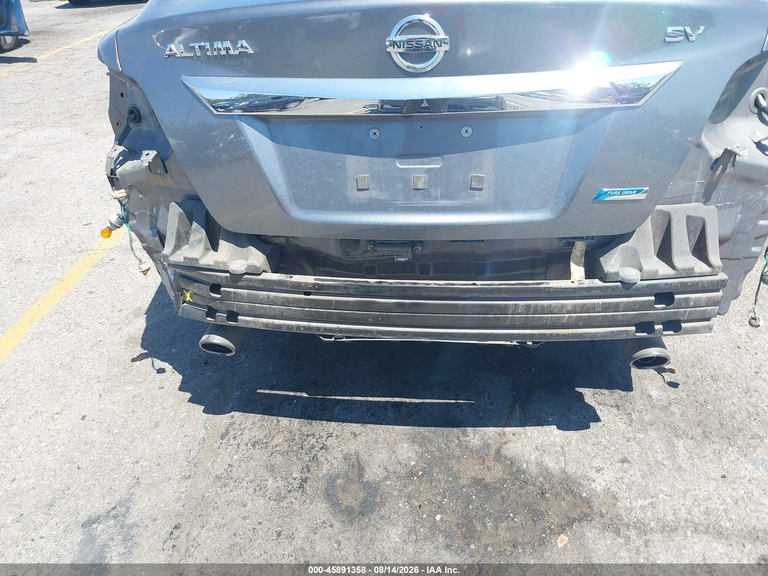 2014 Nissan Altima 2.5 Sv Gray vin: 1N4AL3AP4EC185304
