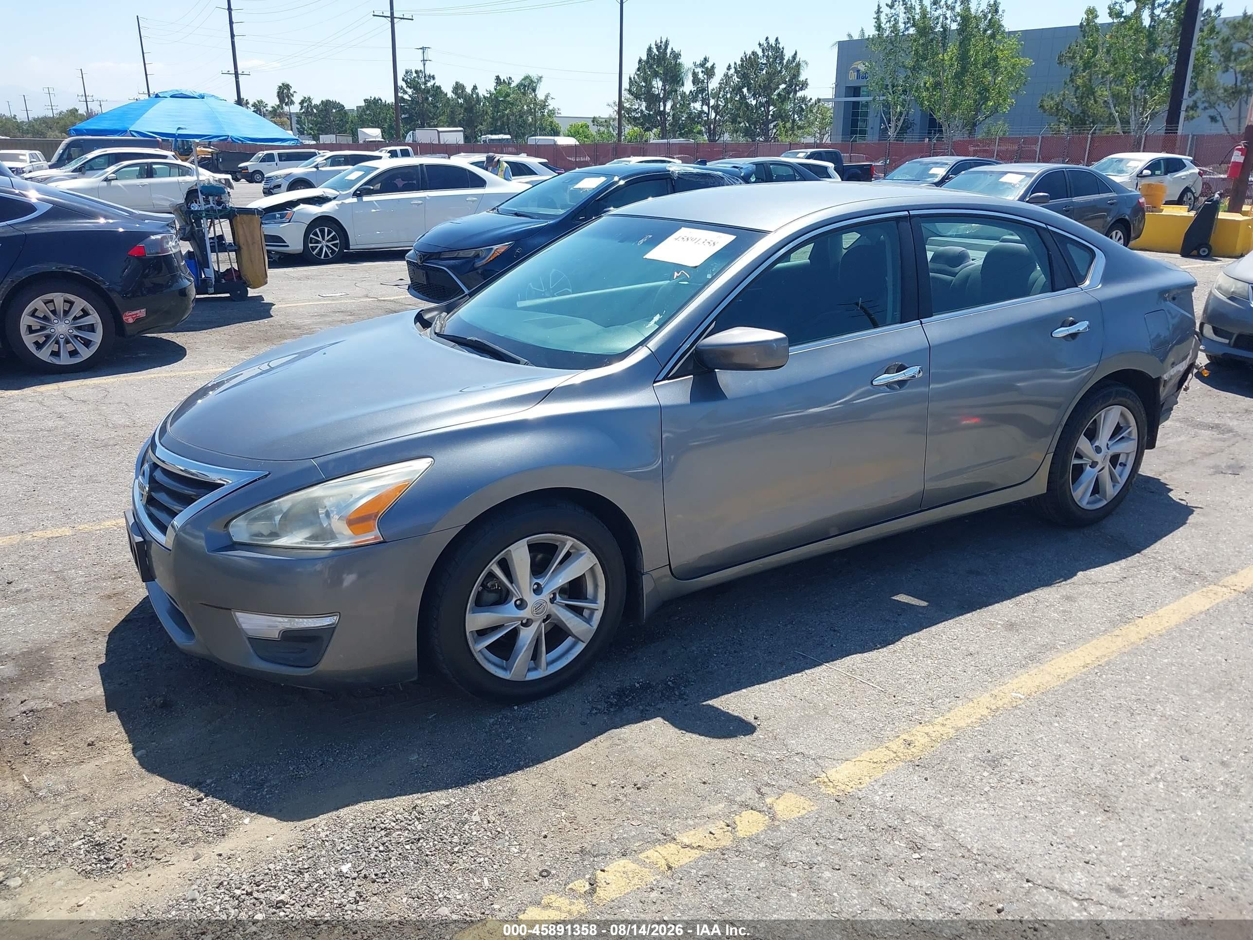 2014 Nissan Altima 2.5 Sv Gray vin: 1N4AL3AP4EC185304