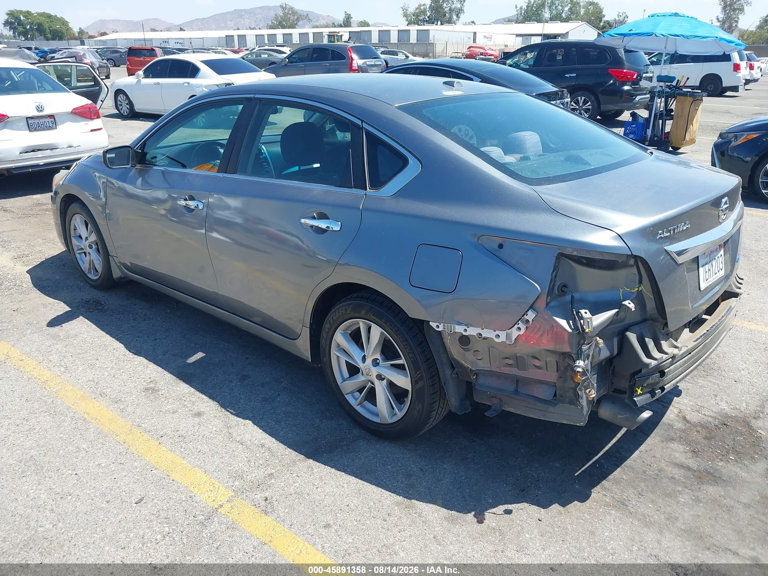 2014 Nissan Altima 2.5 Sv Gray vin: 1N4AL3AP4EC185304