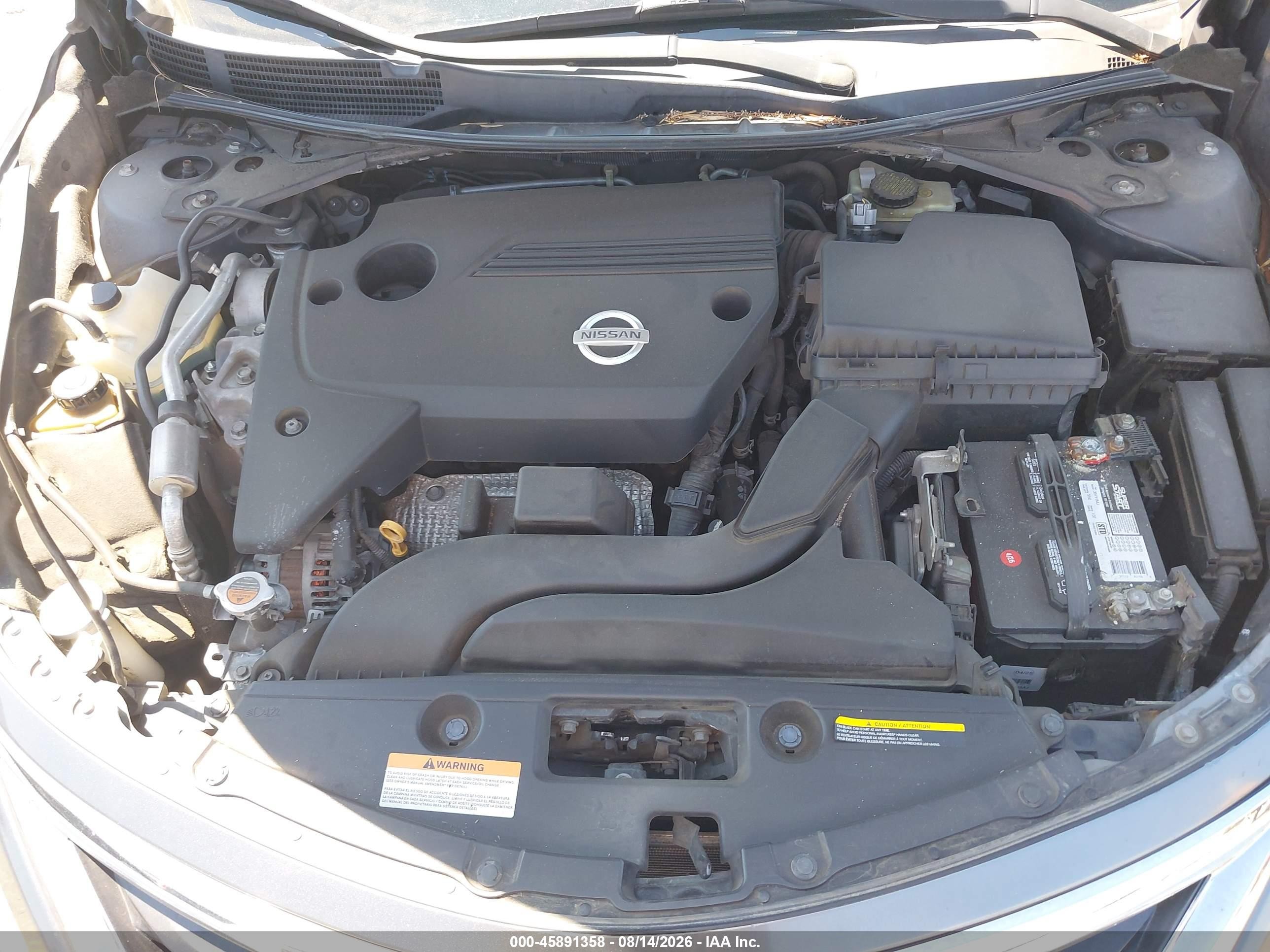 2014 Nissan Altima 2.5 Sv Gray vin: 1N4AL3AP4EC185304