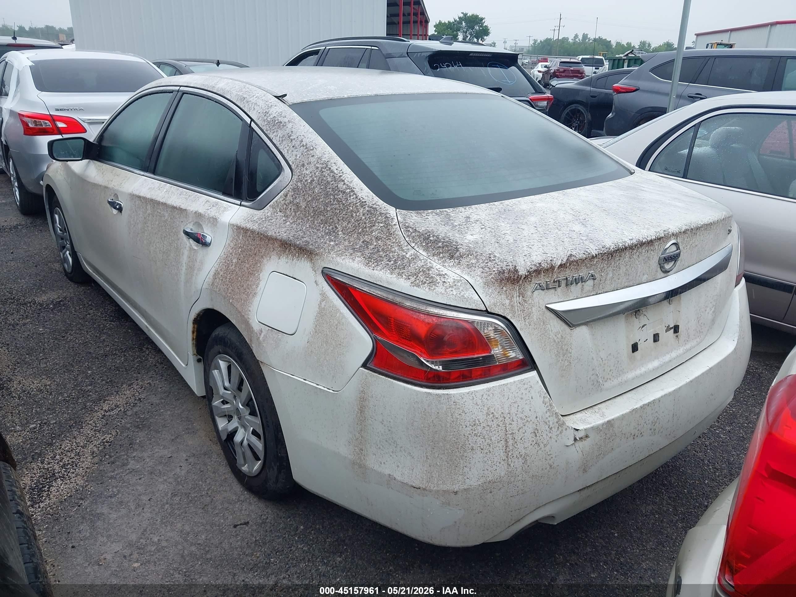 2014 Nissan Altima 2.5 S Белый vin: 1N4AL3AP4EC186601