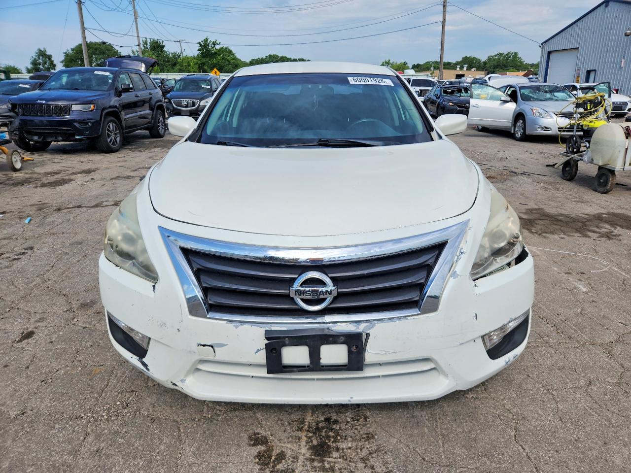 2014 Nissan Altima 2.5 Sv White vin: 1N4AL3AP4EC197937