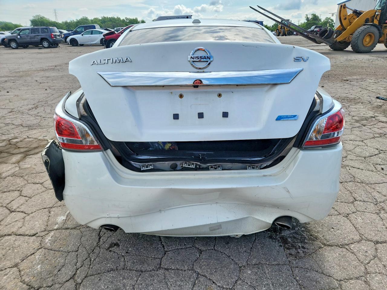 2014 Nissan Altima 2.5 Sv White vin: 1N4AL3AP4EC197937