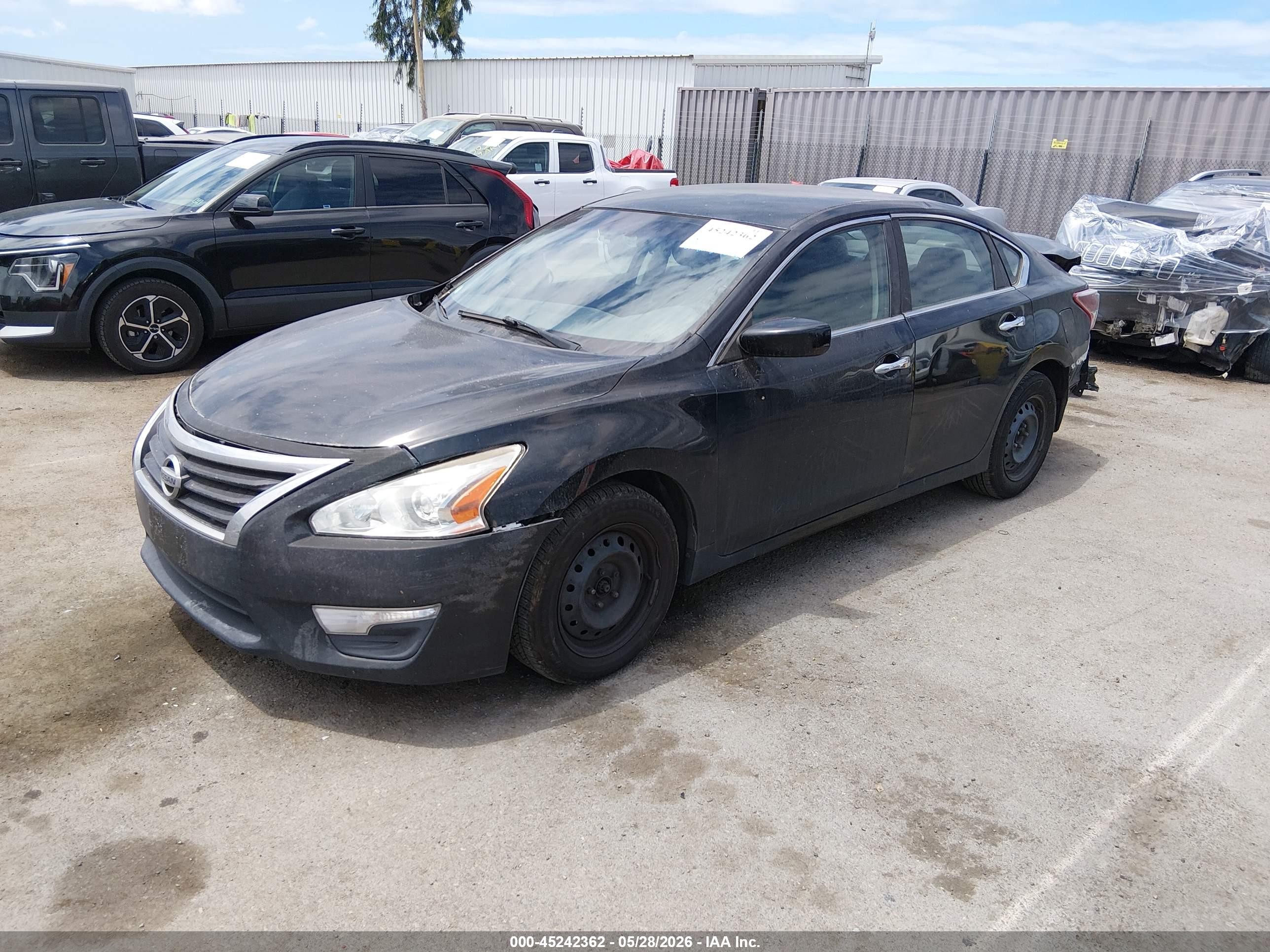 2014 Nissan Altima 2.5 S Черный vin: 1N4AL3AP4EC198943