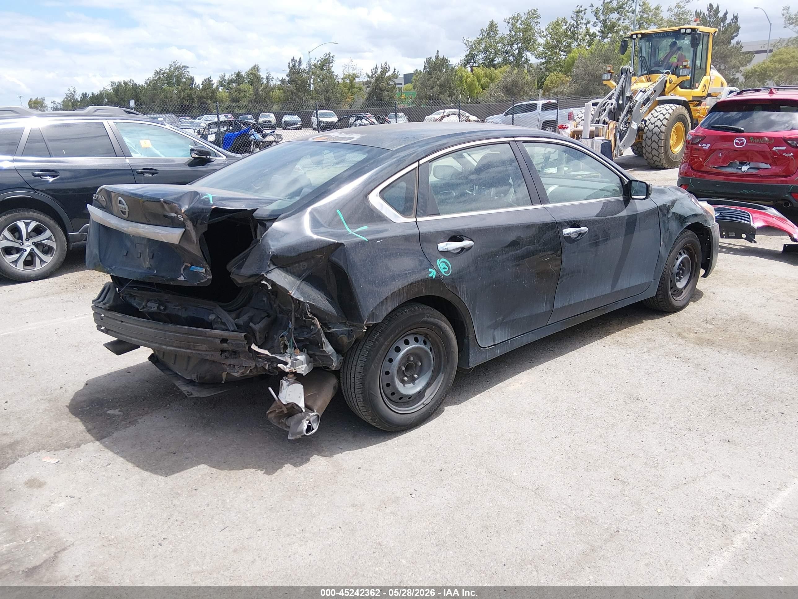 2014 Nissan Altima 2.5 S Черный vin: 1N4AL3AP4EC198943
