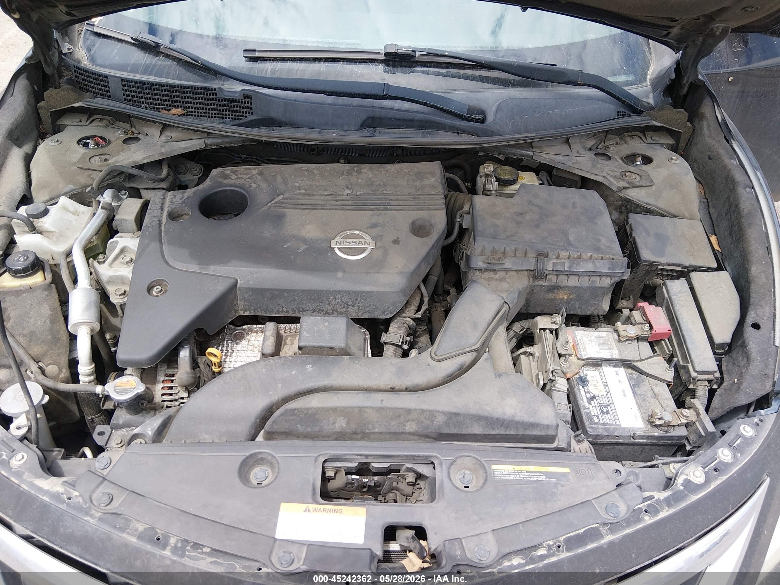 2014 Nissan Altima 2.5 S Черный vin: 1N4AL3AP4EC198943