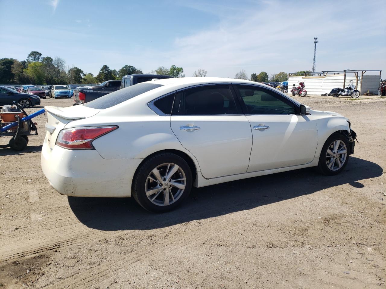 2014 Nissan Altima 2.5 White vin: 1N4AL3AP4EC264536