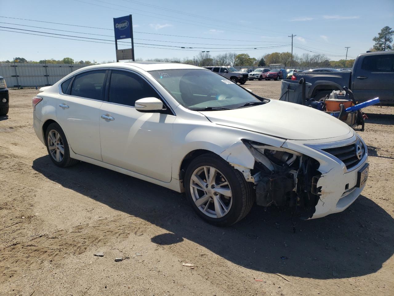 2014 Nissan Altima 2.5 White vin: 1N4AL3AP4EC264536