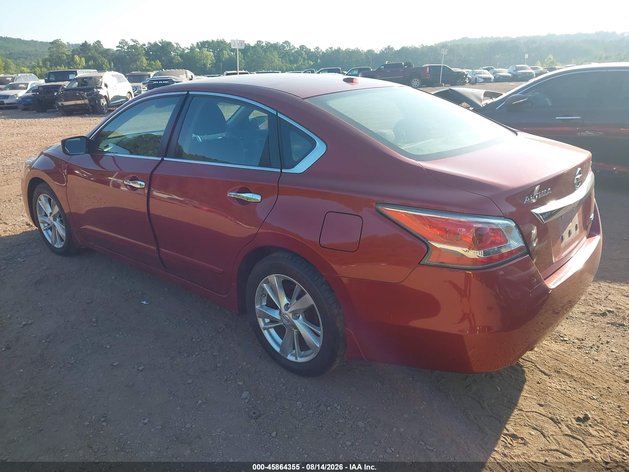 2014 Nissan Altima 2.5 Sv Red vin: 1N4AL3AP4EC265895
