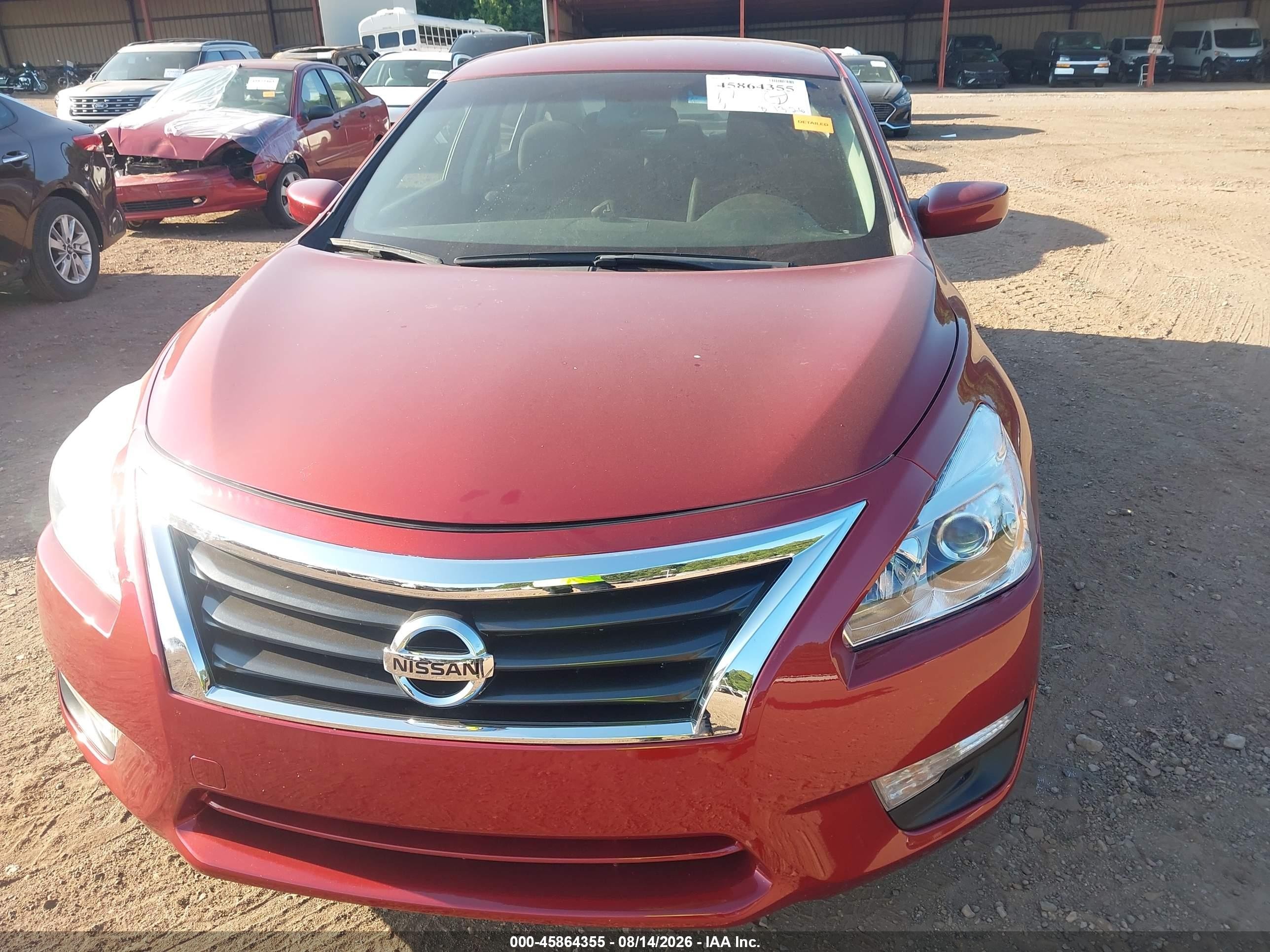 2014 Nissan Altima 2.5 Sv Red vin: 1N4AL3AP4EC265895