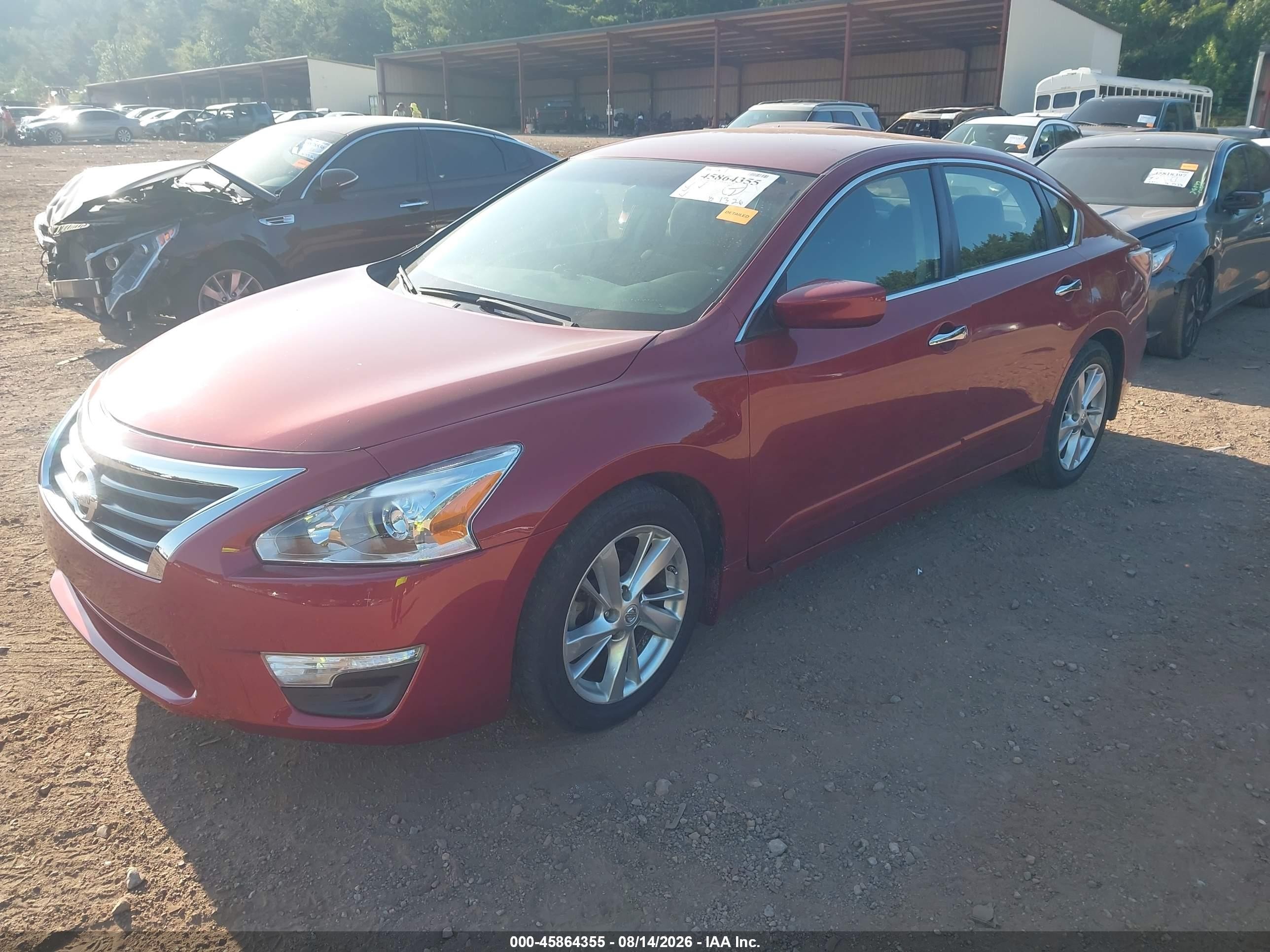 2014 Nissan Altima 2.5 Sv Red vin: 1N4AL3AP4EC265895