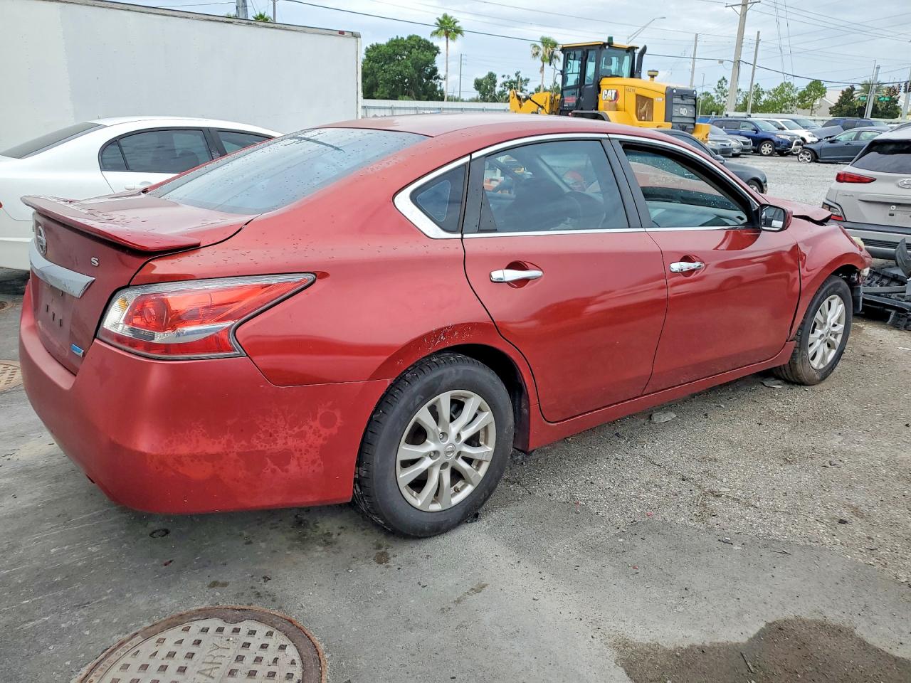 2014 Nissan Altima 2.5 S Burgundy vin: 1N4AL3AP4EC268005