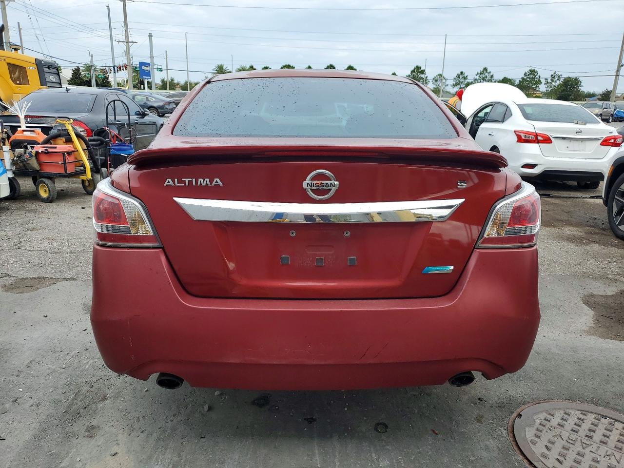 2014 Nissan Altima 2.5 S Burgundy vin: 1N4AL3AP4EC268005