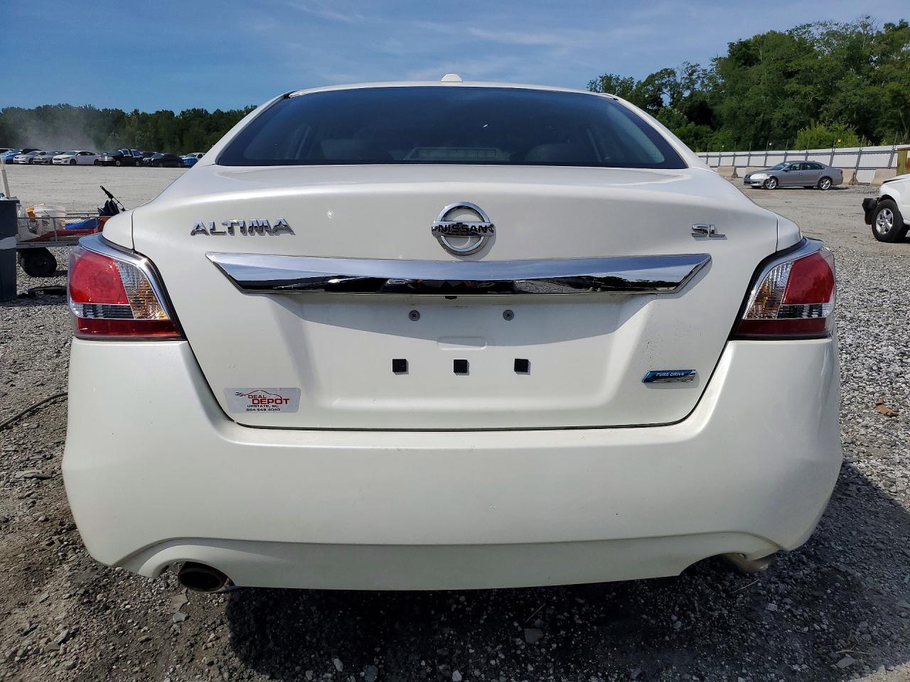 2014 Nissan Altima 2.5 Sl White vin: 1N4AL3AP4EC283393