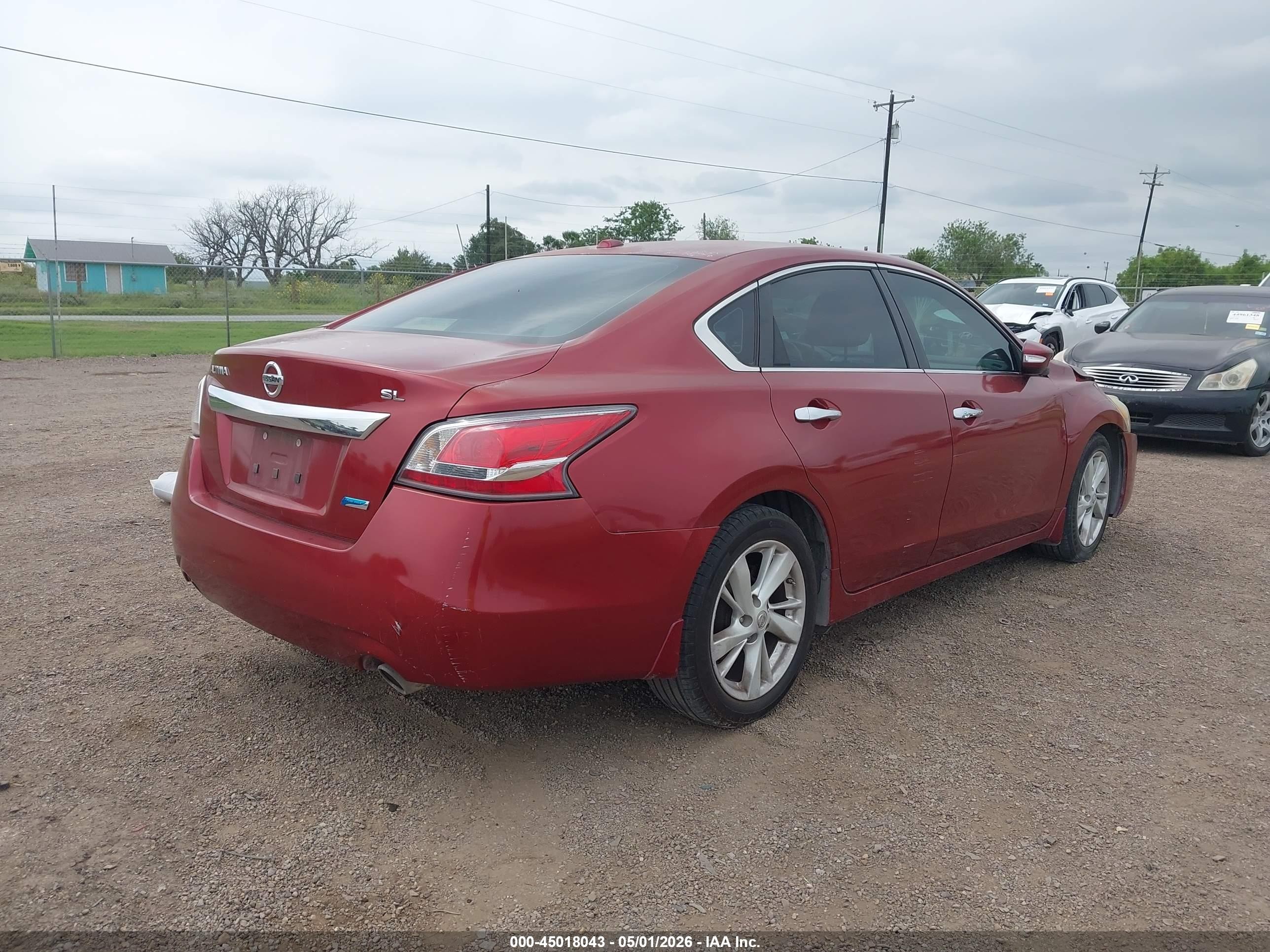 2014 Nissan Altima 2.5 Sl Red vin: 1N4AL3AP4EC291378