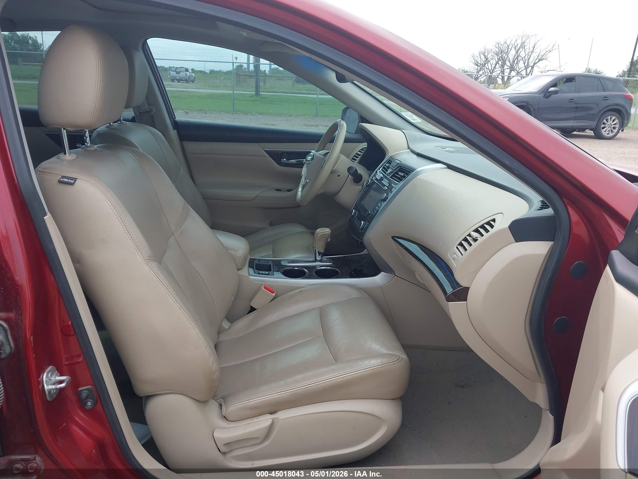 2014 Nissan Altima 2.5 Sl Red vin: 1N4AL3AP4EC291378