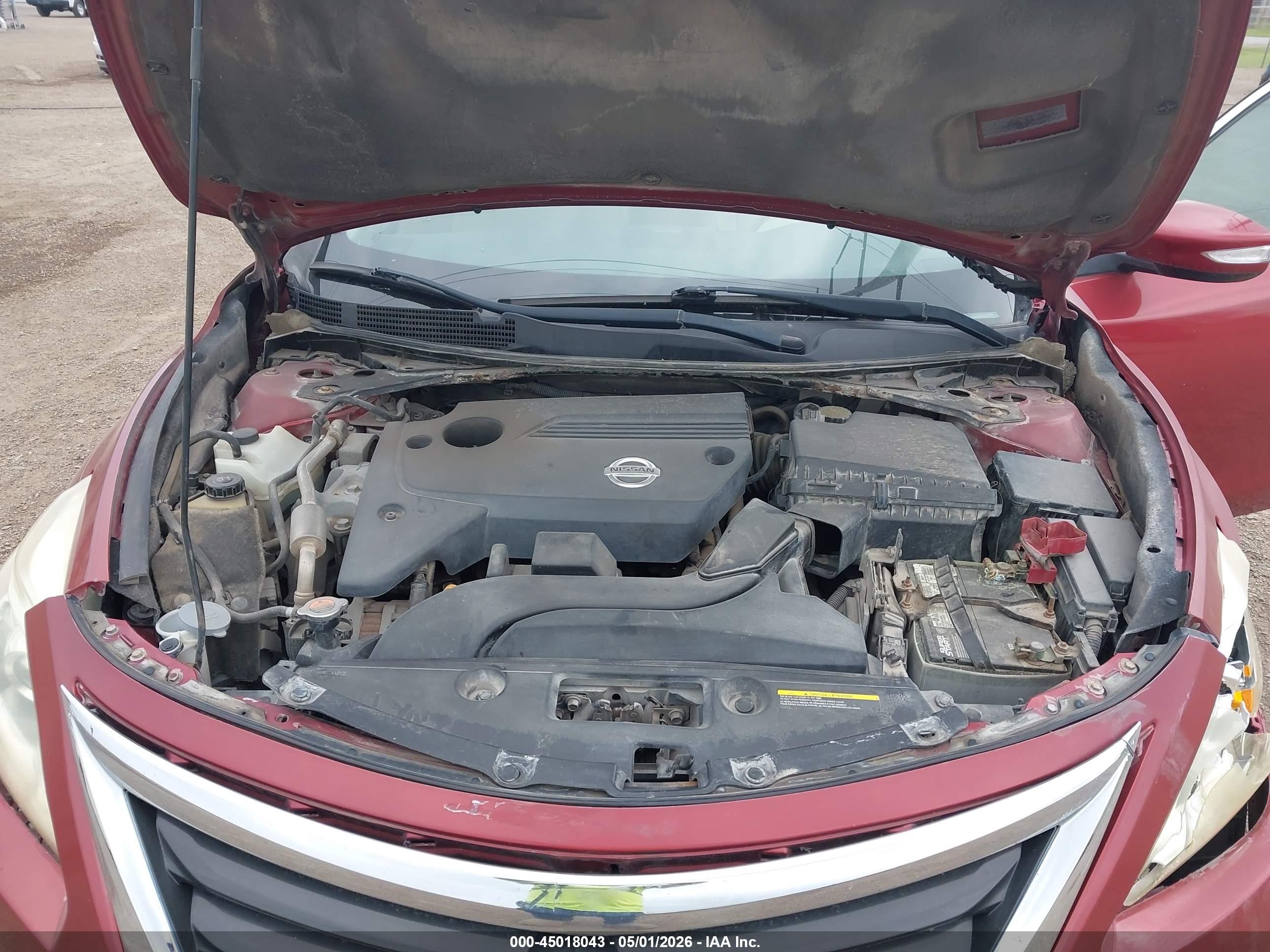 2014 Nissan Altima 2.5 Sl Red vin: 1N4AL3AP4EC291378