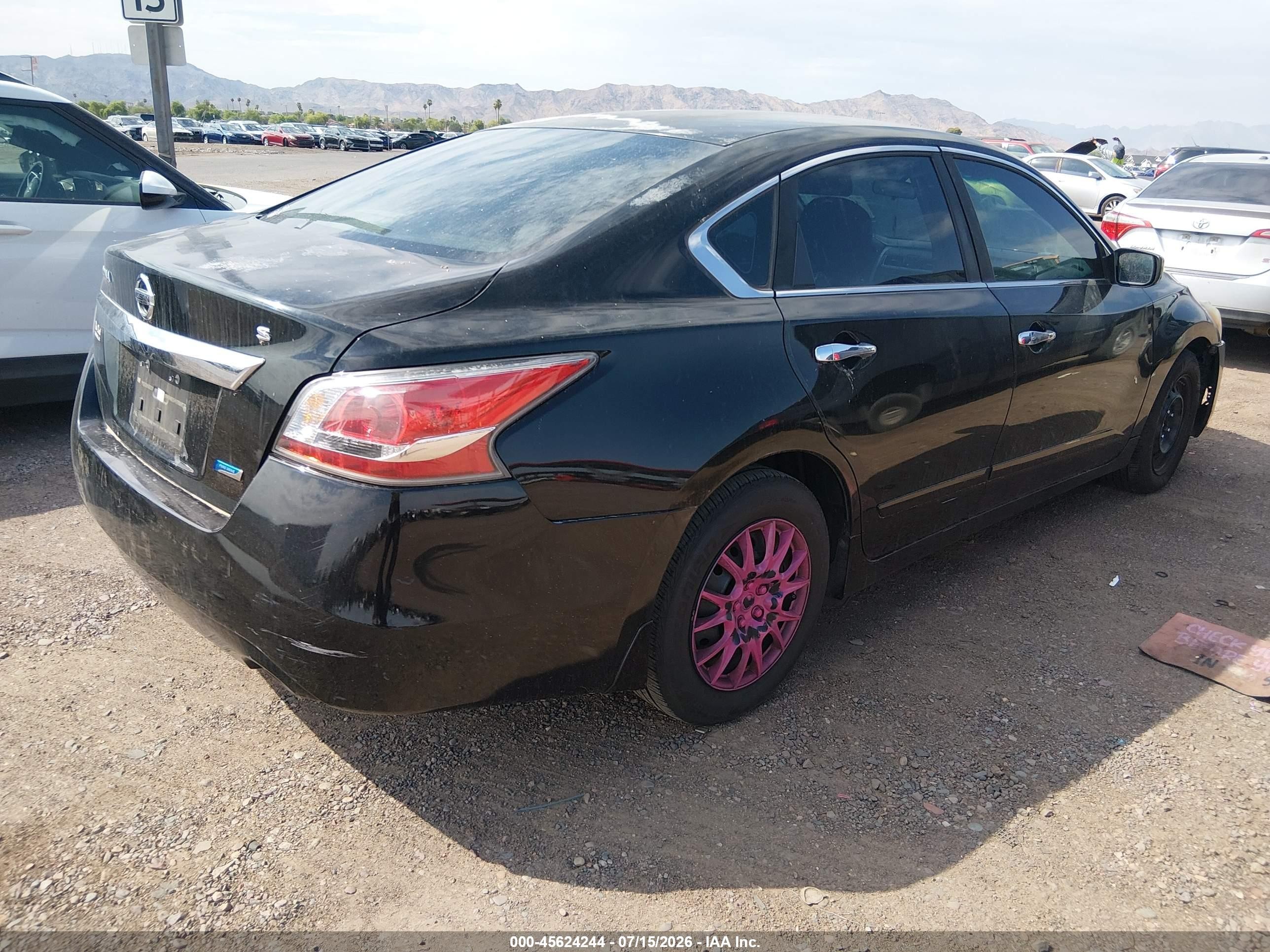 2014 Nissan Altima 2.5 S Black vin: 1N4AL3AP4EC294250