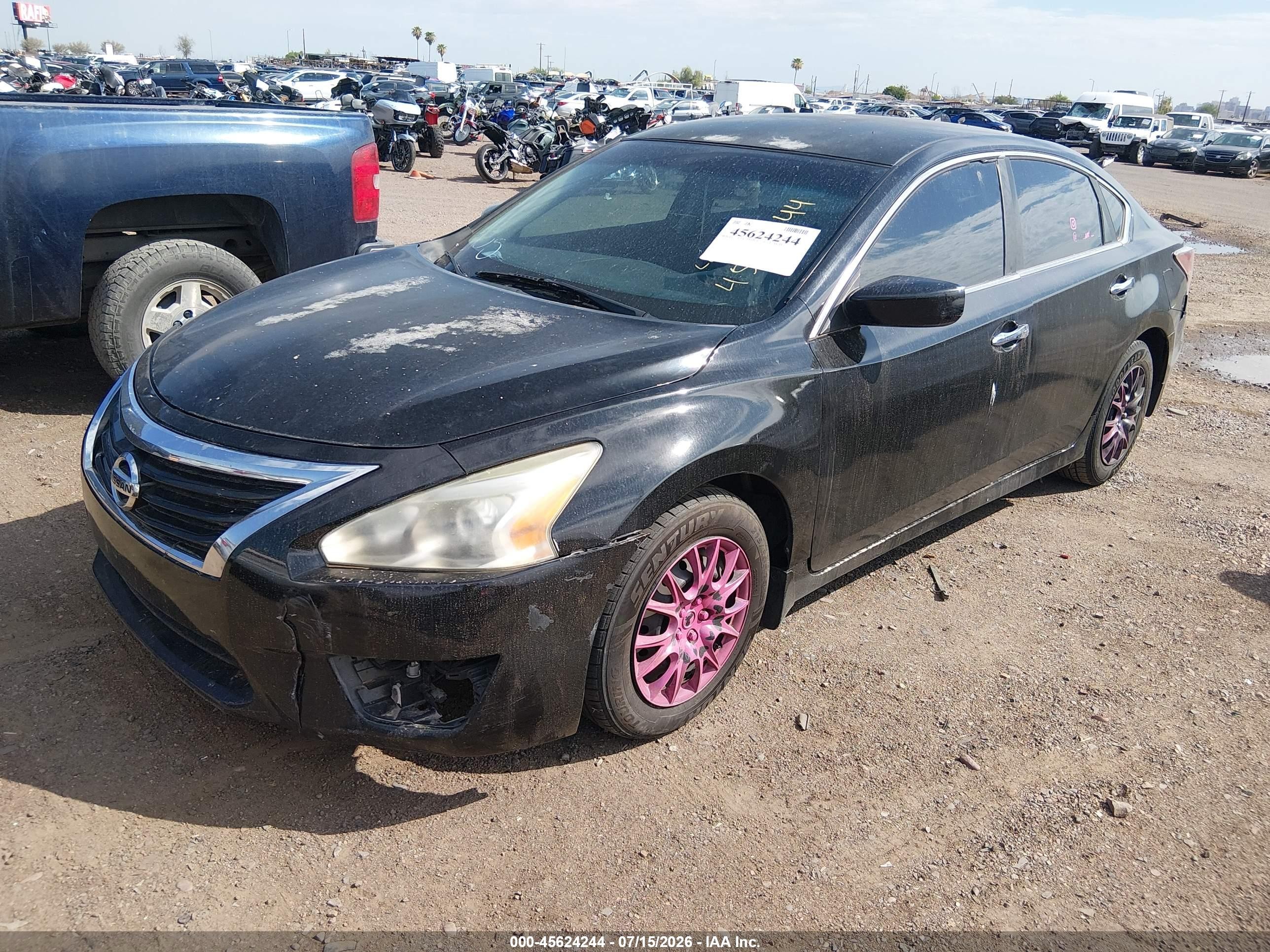 2014 Nissan Altima 2.5 S Black vin: 1N4AL3AP4EC294250