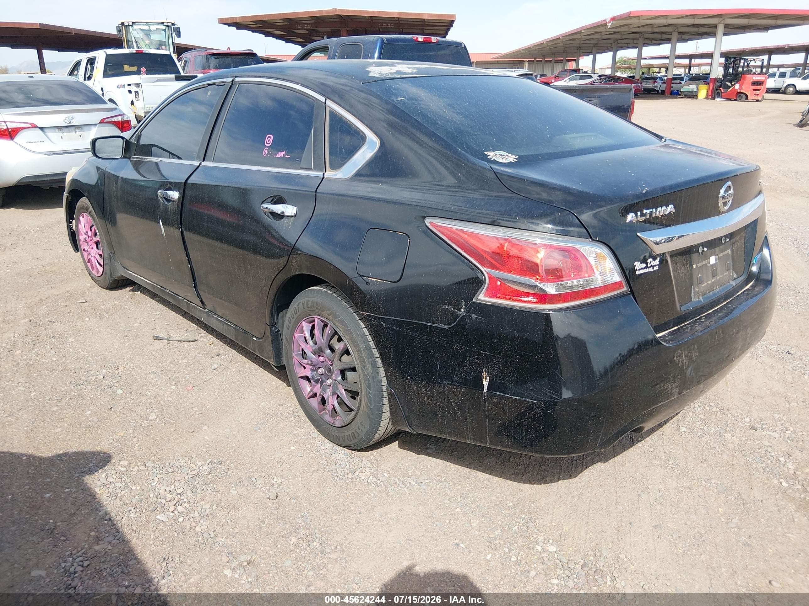 2014 Nissan Altima 2.5 S Black vin: 1N4AL3AP4EC294250
