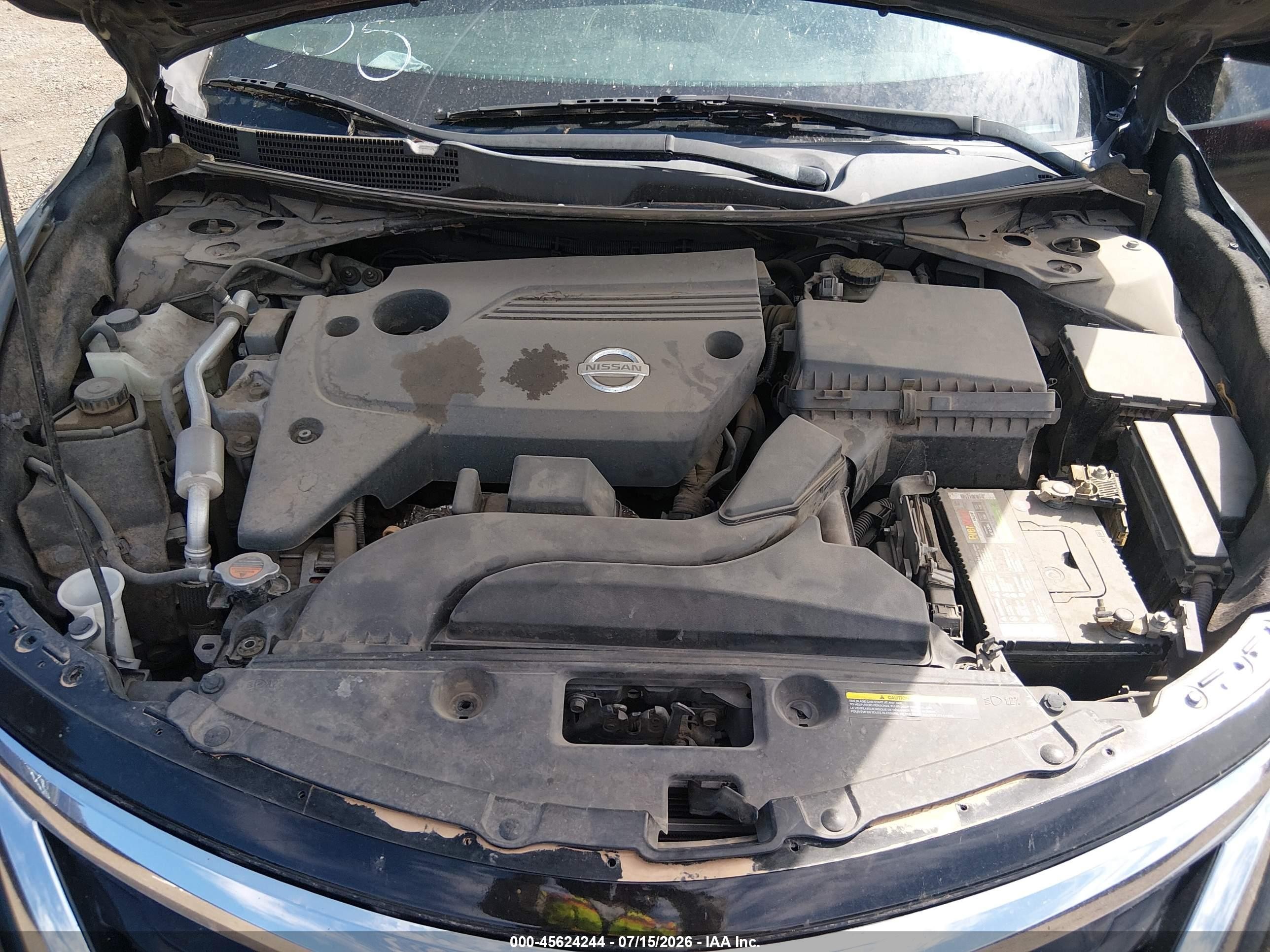 2014 Nissan Altima 2.5 S Black vin: 1N4AL3AP4EC294250