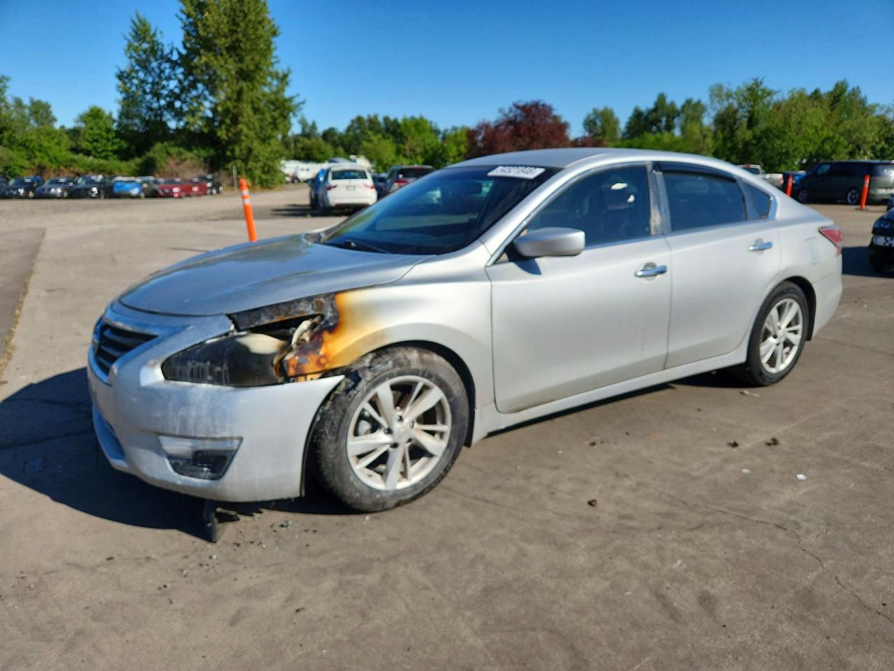 2014 Nissan Altima 2.5 Sv Silver vin: 1N4AL3AP4EC299335