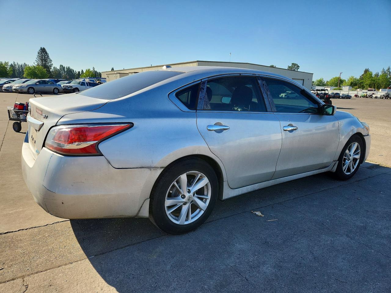 2014 Nissan Altima 2.5 Sv Silver vin: 1N4AL3AP4EC299335