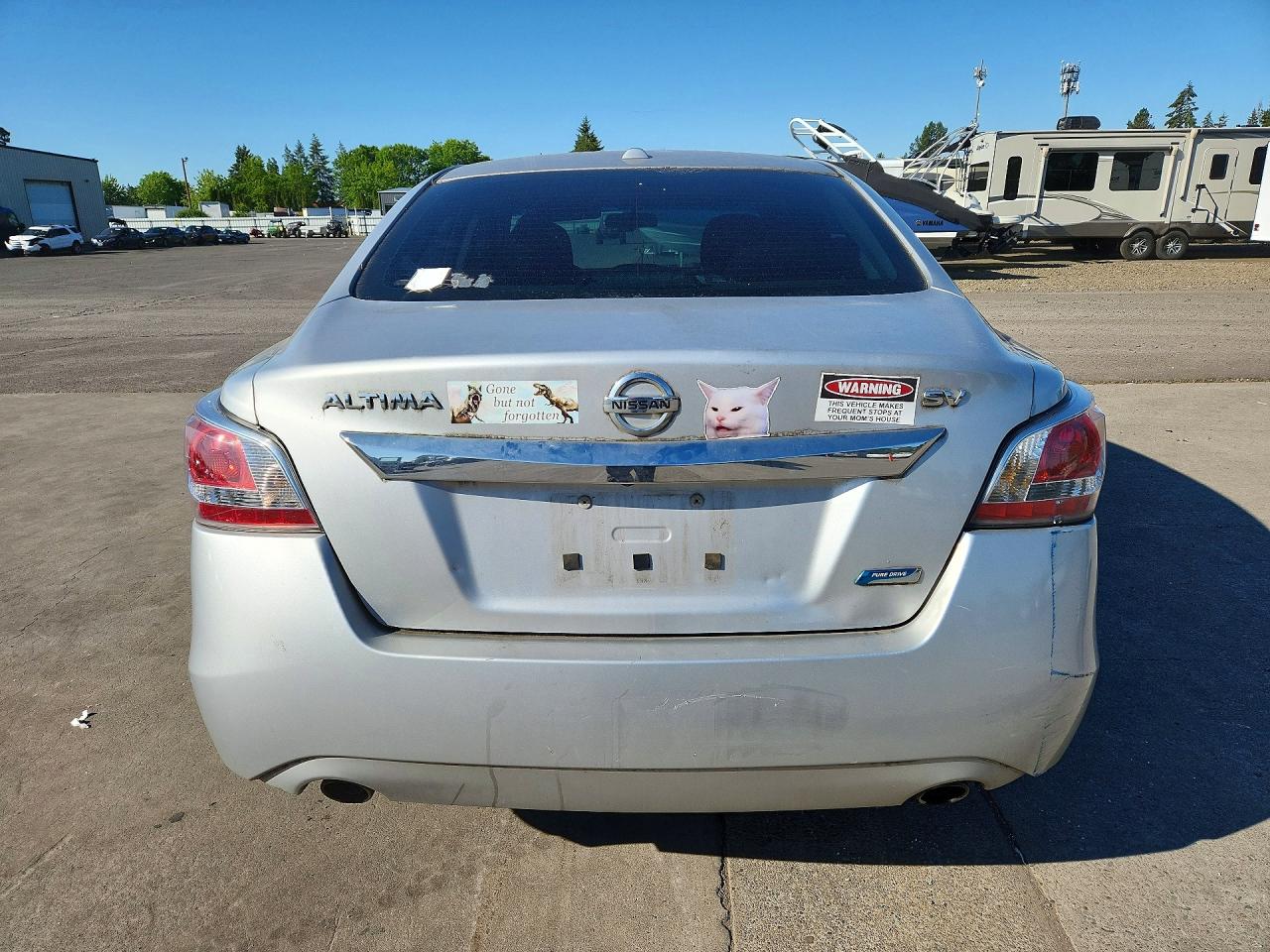 2014 Nissan Altima 2.5 Sv Silver vin: 1N4AL3AP4EC299335