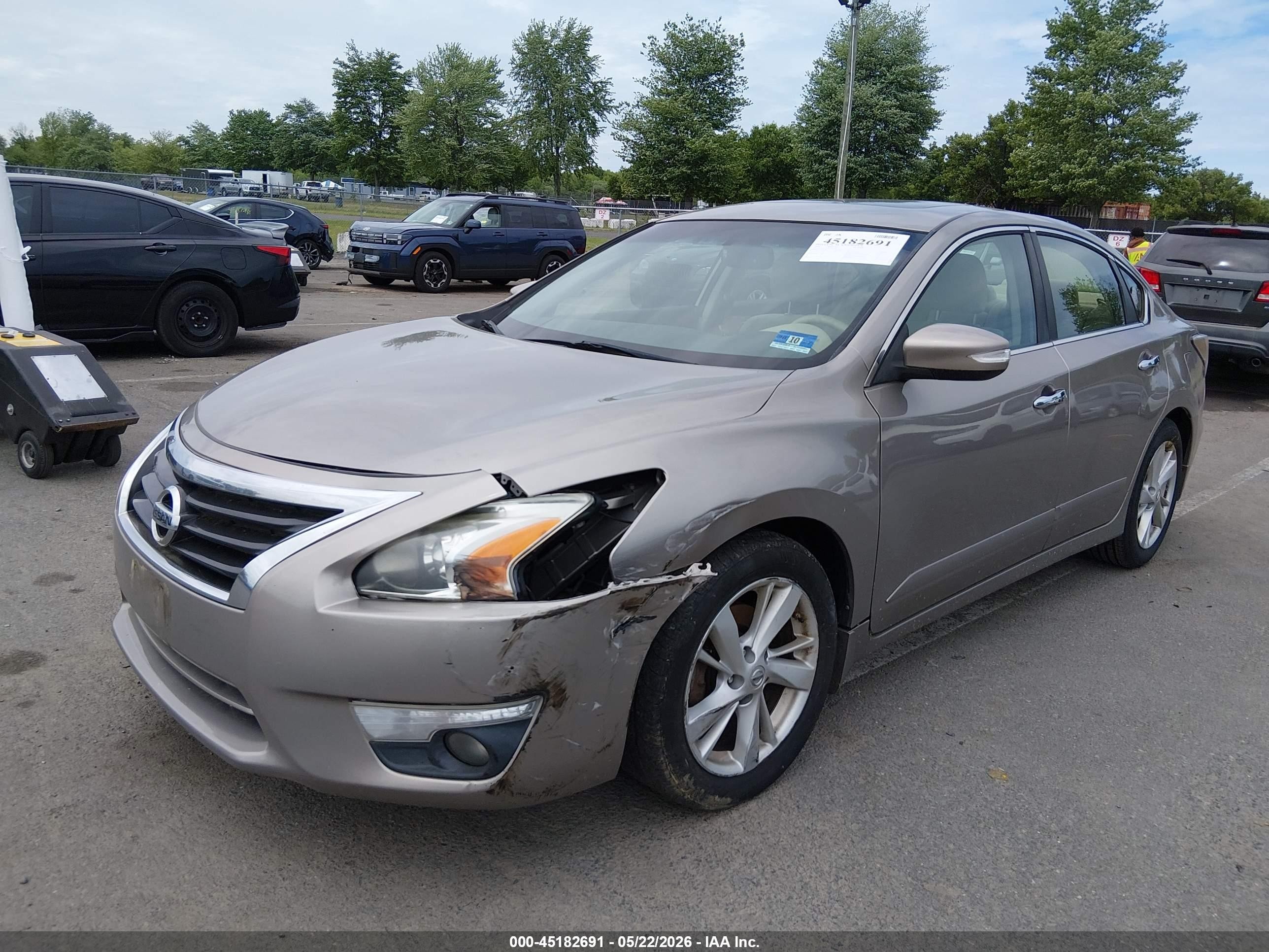 2014 Nissan Altima 2.5 Sv Tan vin: 1N4AL3AP4EC299450