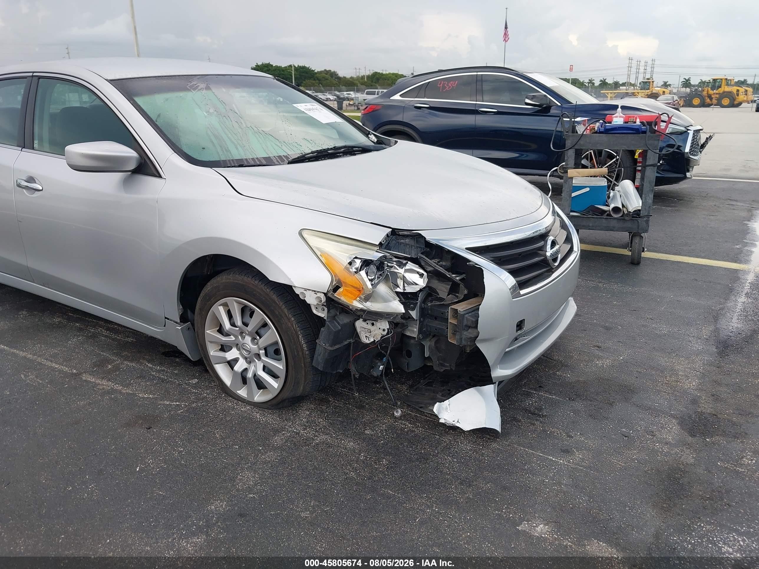 2014 Nissan Altima 2.5 S Gray vin: 1N4AL3AP4EC328445