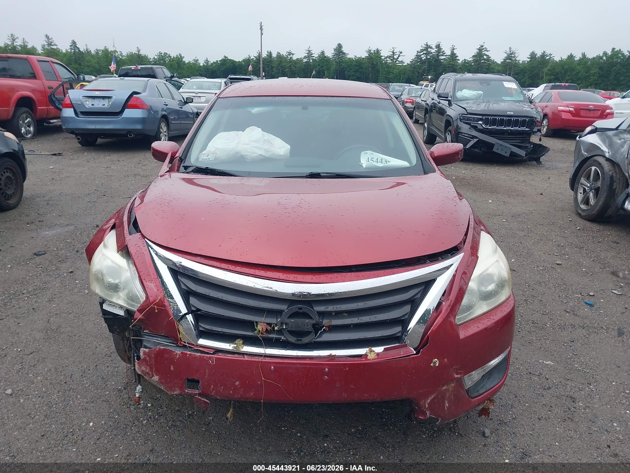 2014 Nissan Altima 2.5 Красный vin: 1N4AL3AP4EC409154