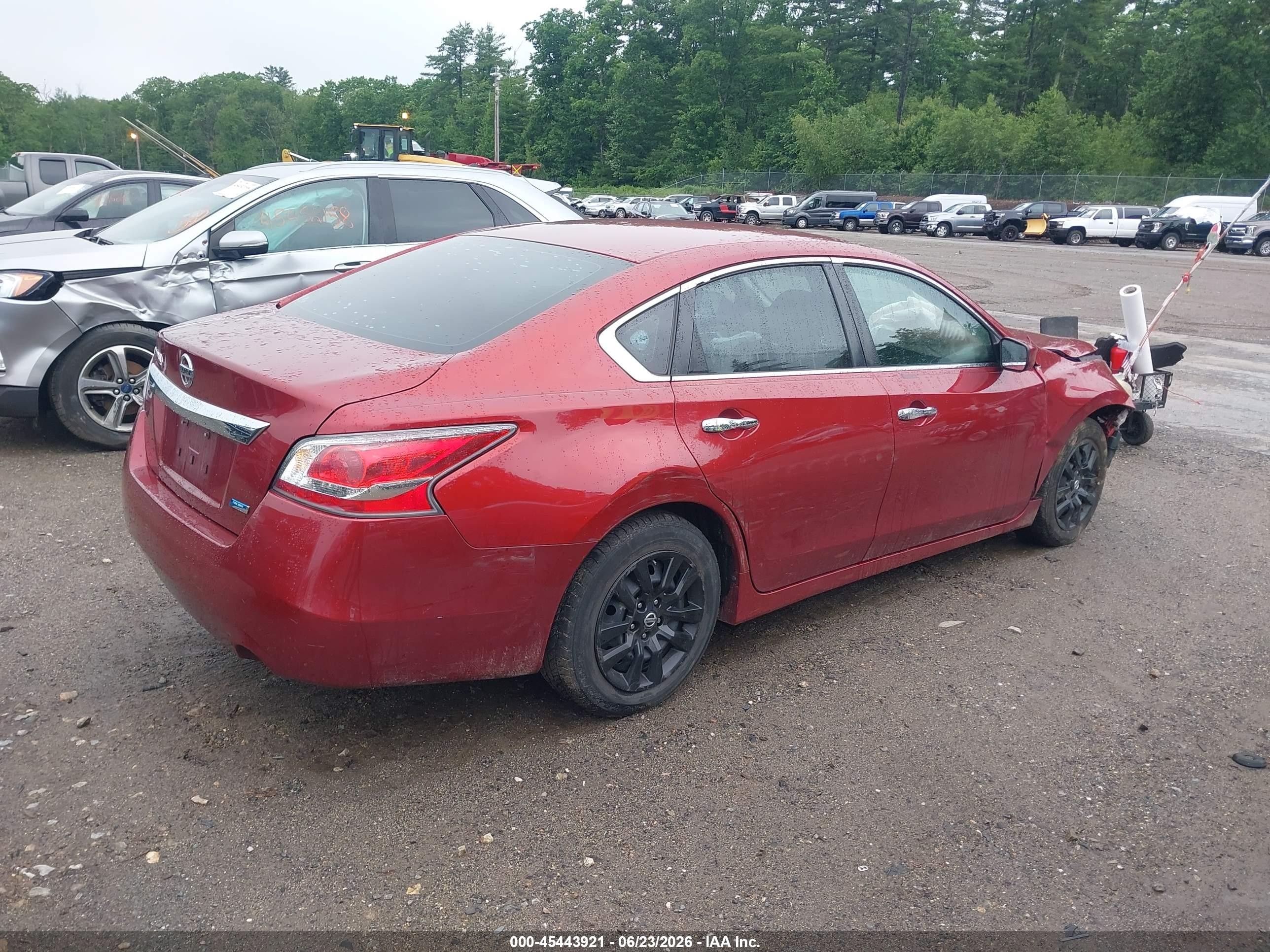 2014 Nissan Altima 2.5 Красный vin: 1N4AL3AP4EC409154