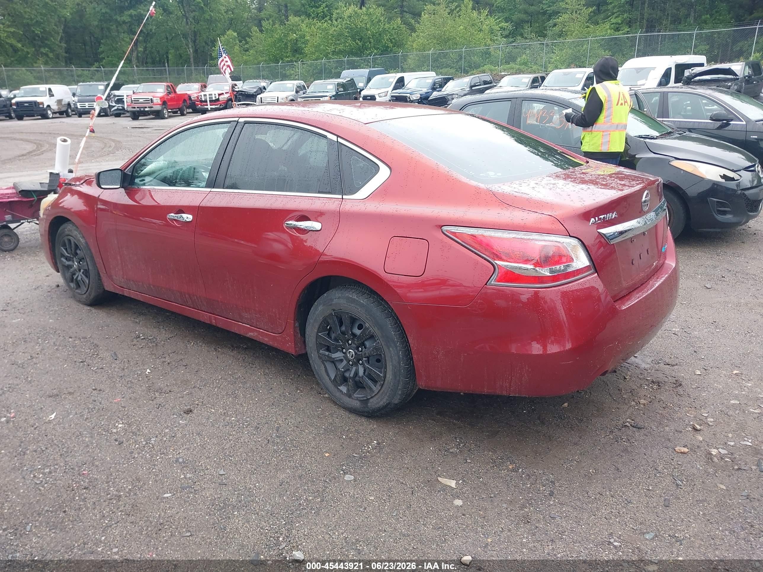 2014 Nissan Altima 2.5 Красный vin: 1N4AL3AP4EC409154