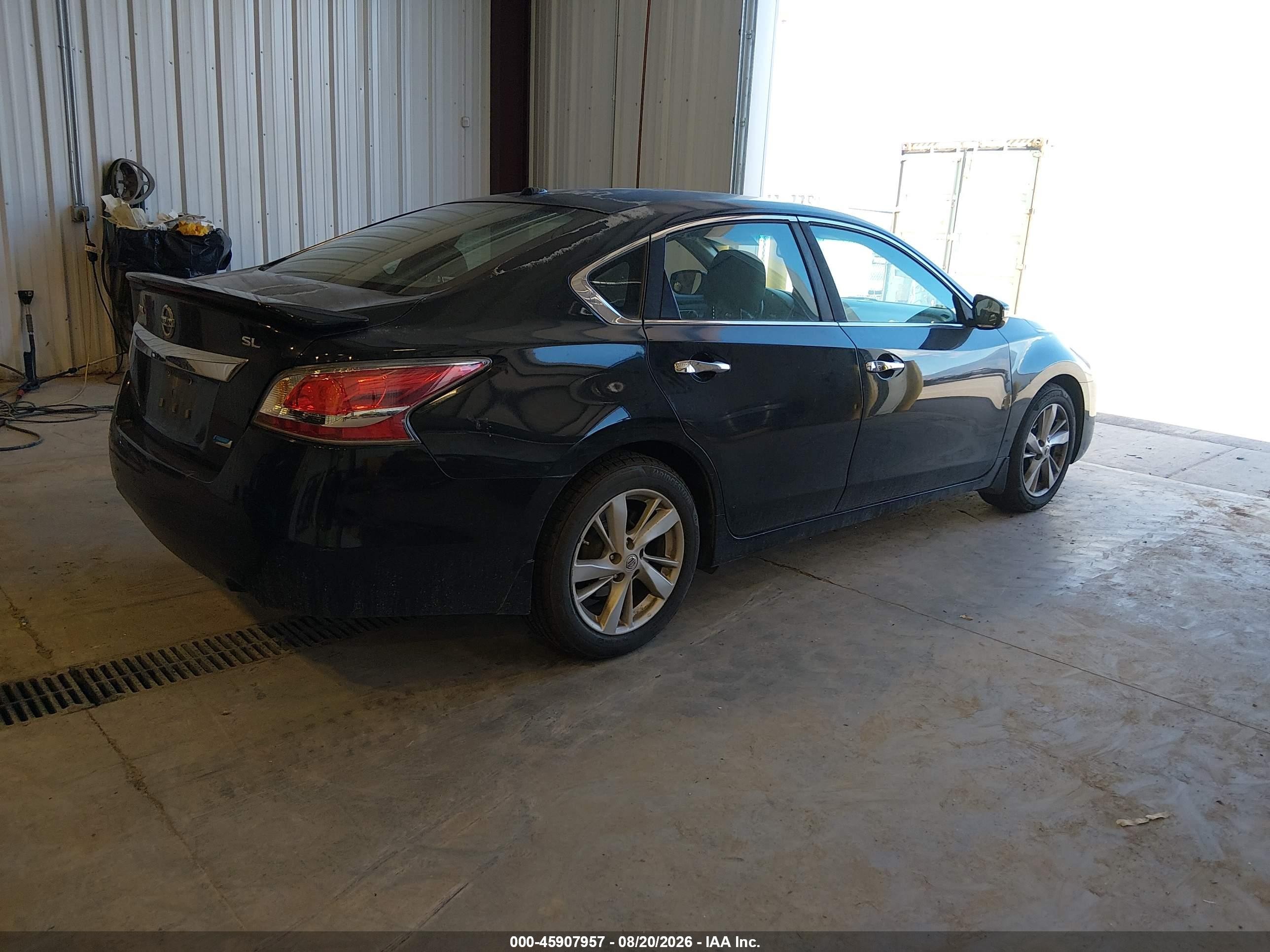 2014 Nissan Altima 2.5 Sl Black vin: 1N4AL3AP4EC412216