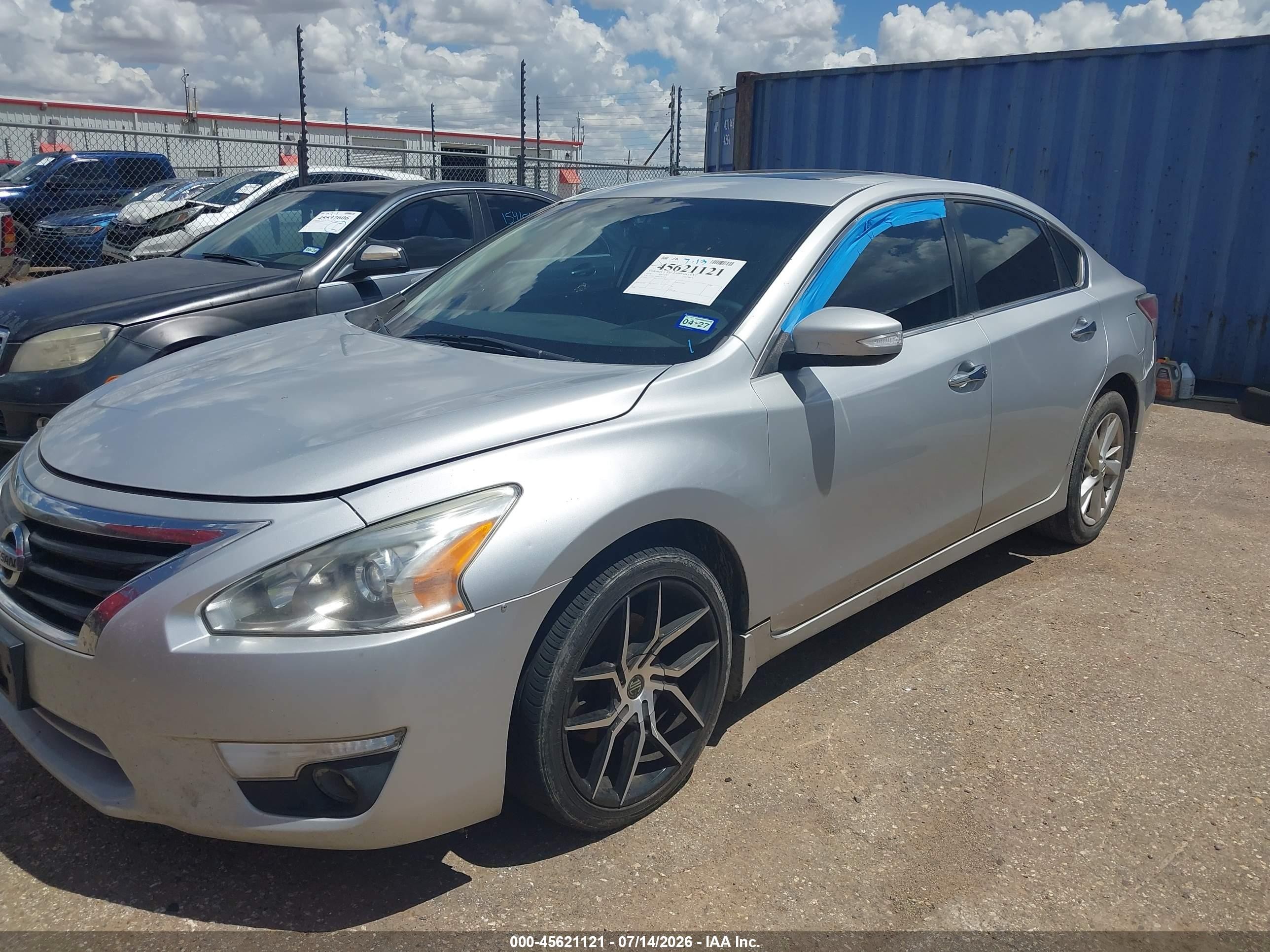 2014 Nissan Altima 2.5 Sv Silver vin: 1N4AL3AP4EC419120