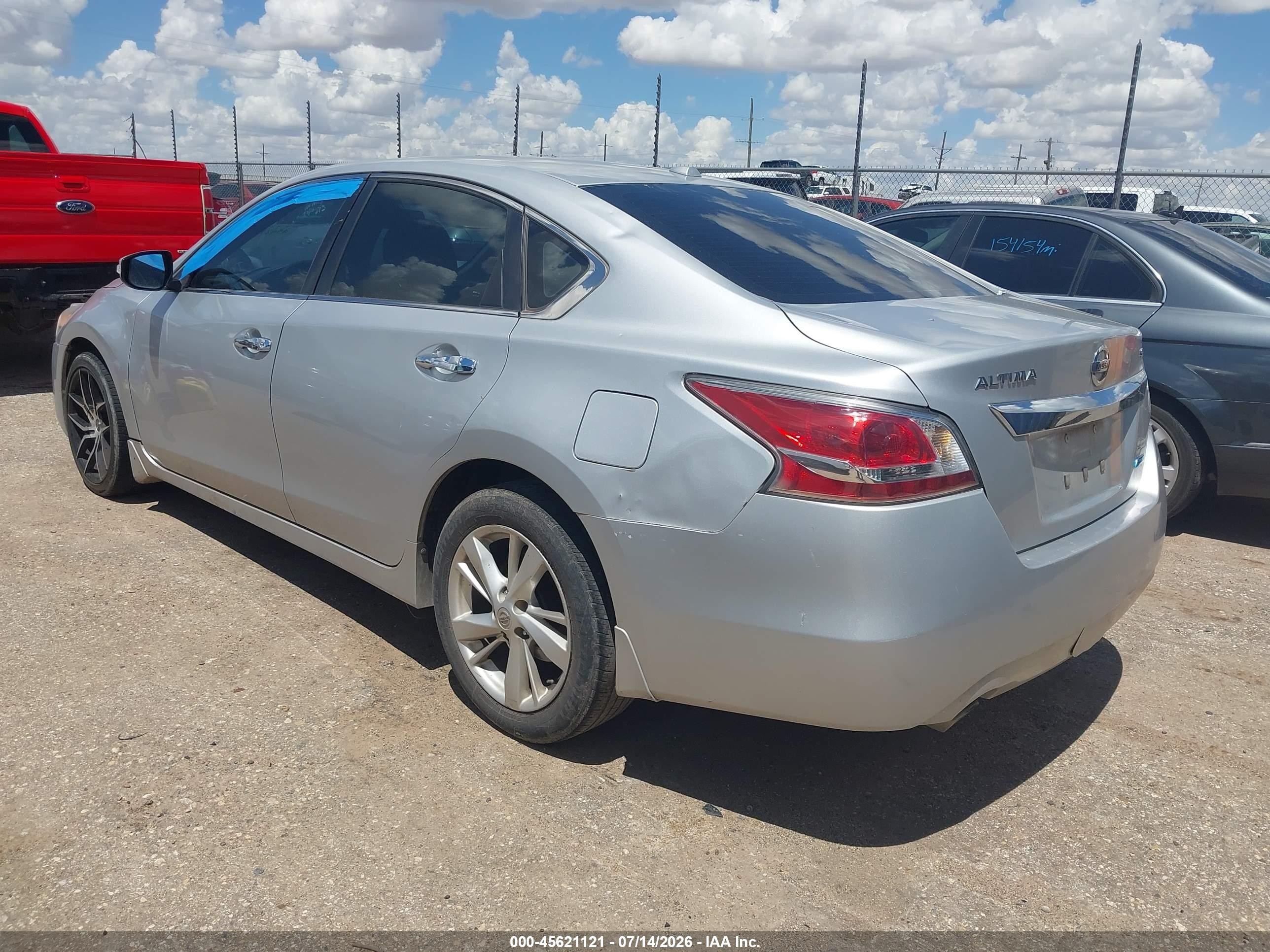 2014 Nissan Altima 2.5 Sv Silver vin: 1N4AL3AP4EC419120